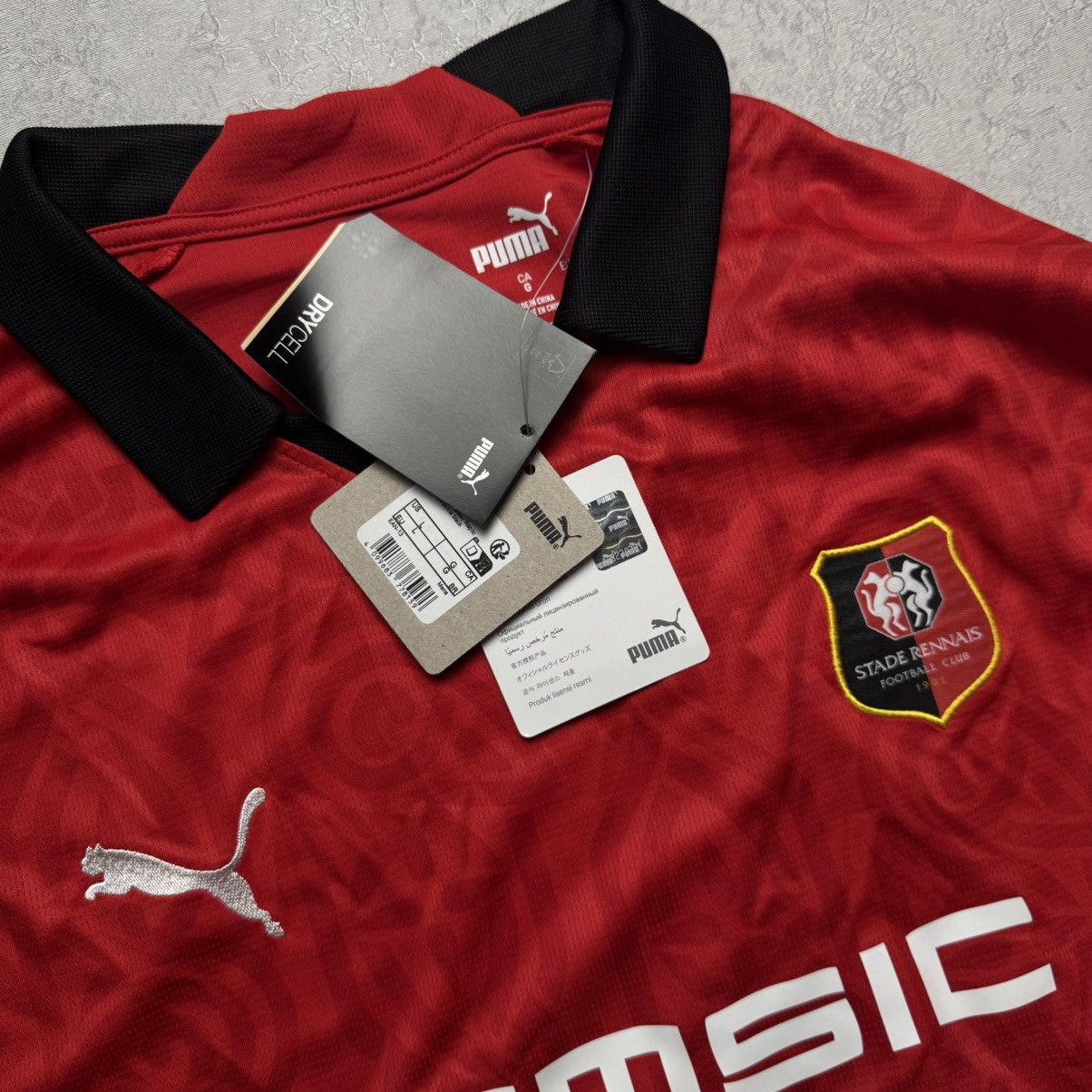 Puma Puma Stade Rennais 2023/24 Home Soccer Jersey Size L Size US L / EU 52-54 / 3 - 6 Thumbnail