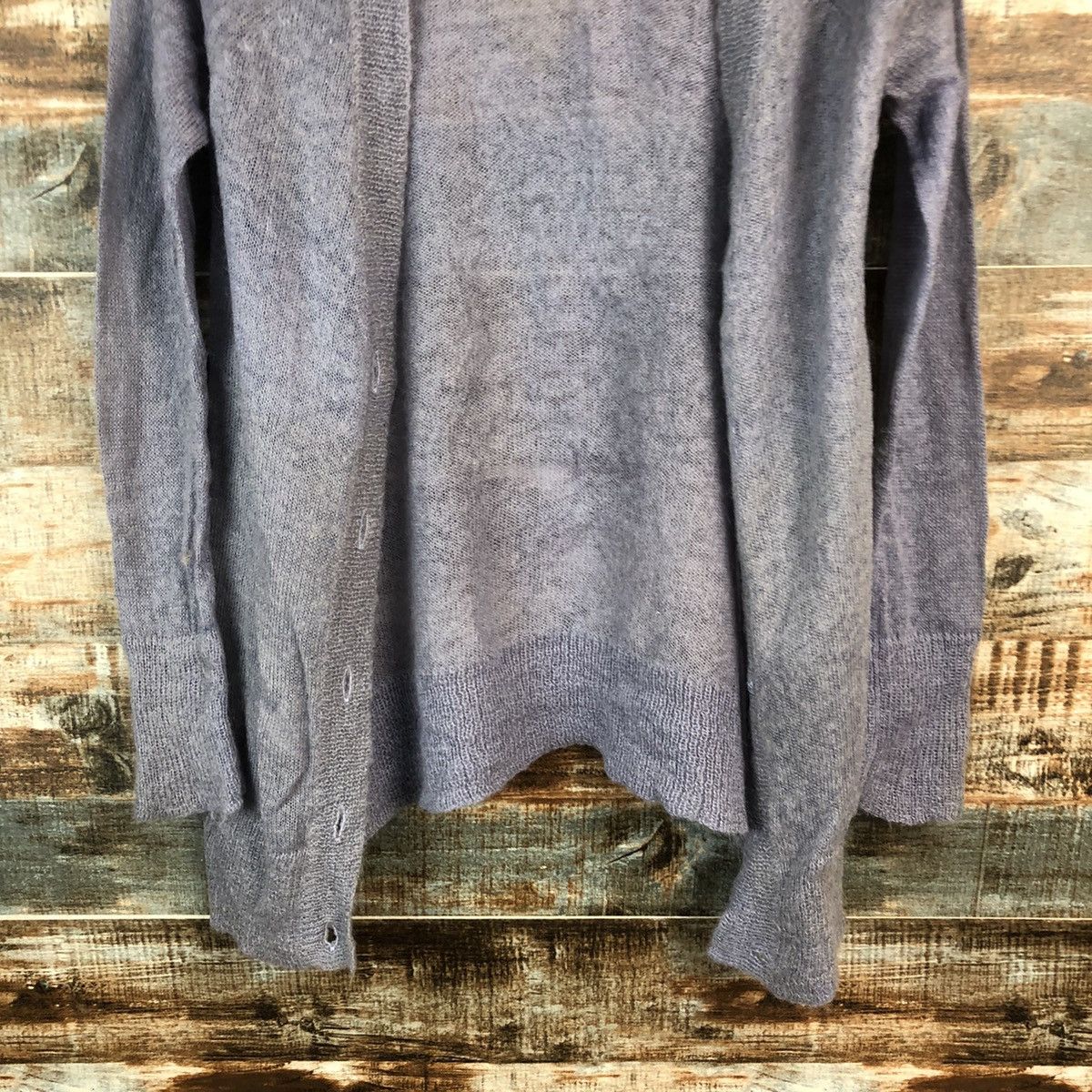 Japanese Brand Laura Ashley London Purple Cardigan Knitwear #A2226 Size S / US 4 / IT 40 - 6 Thumbnail