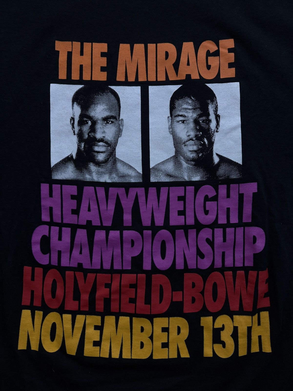 Jerzees Vintage 1992 Jerzees “Holyfield Vs. Bowe” T-Shirt Size XL Size US XL / EU 56 / 4 - 4 Thumbnail