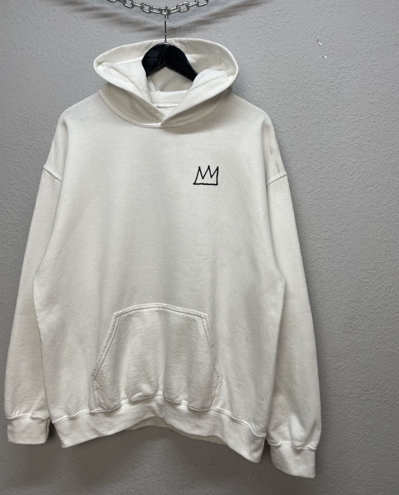 Jean-Michel Basquiat Jean-Michel Basquiat Pullover Hoodie White Sweatshirt Size US L / EU 52-54 / 3 - 8 Thumbnail