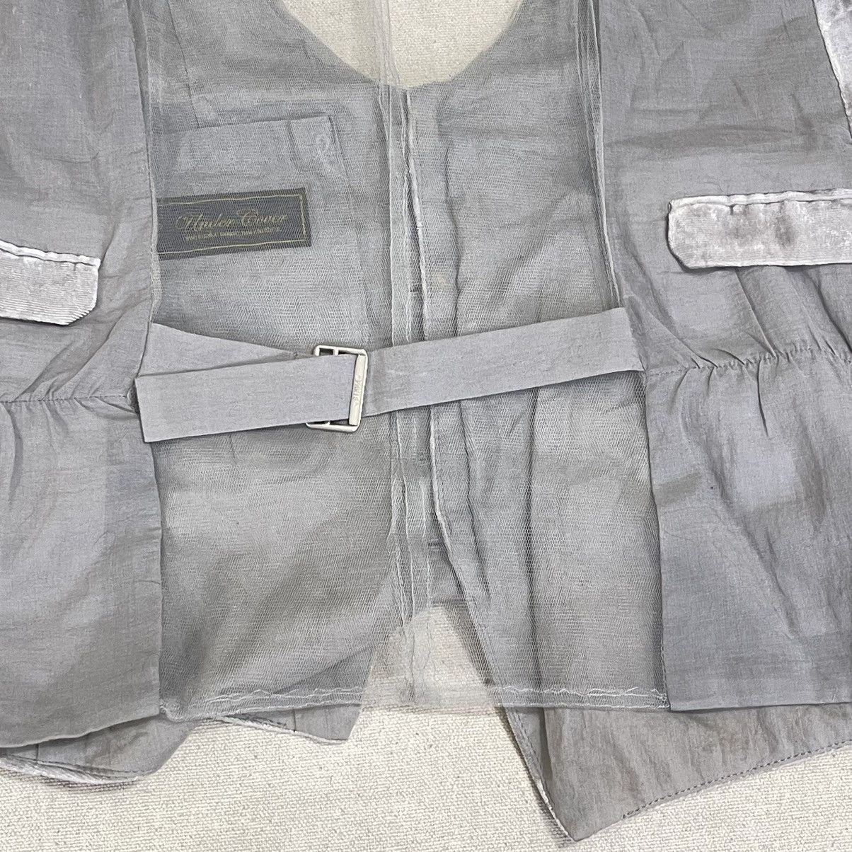 Undercover SS09 Velvet and Sheer Vest / Waistcoat Size S / US 4 / IT 40 - 14 Thumbnail