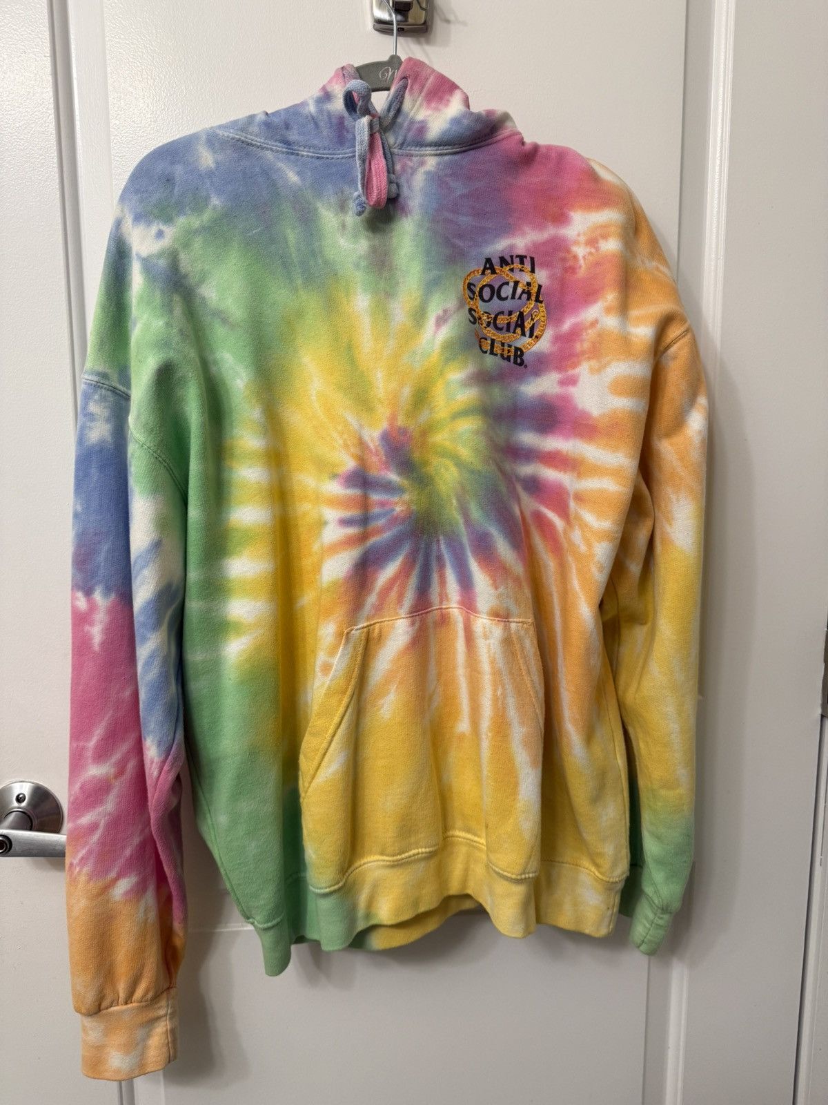 Anti Social Social Club Tie Dye ASSC Hoodie Size US L / EU 52-54 / 3 - 1 Thumbnail