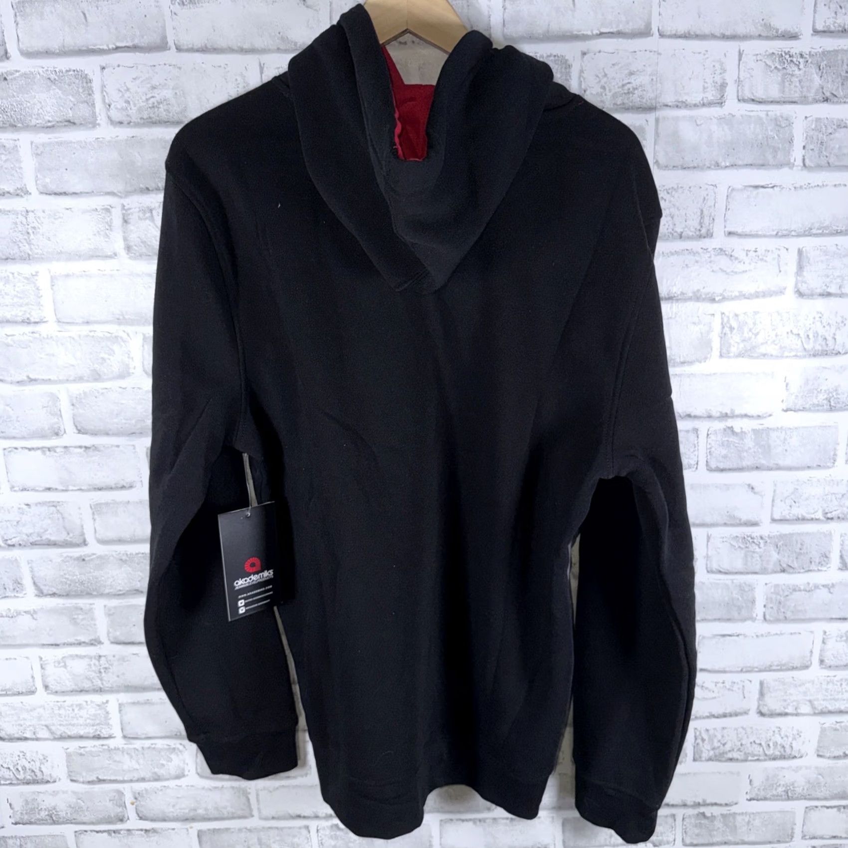 Akademiks NWT Akademiks Black Hooded Sweatshirt Mens Size L Size US L / EU 52-54 / 3 - 4 Thumbnail