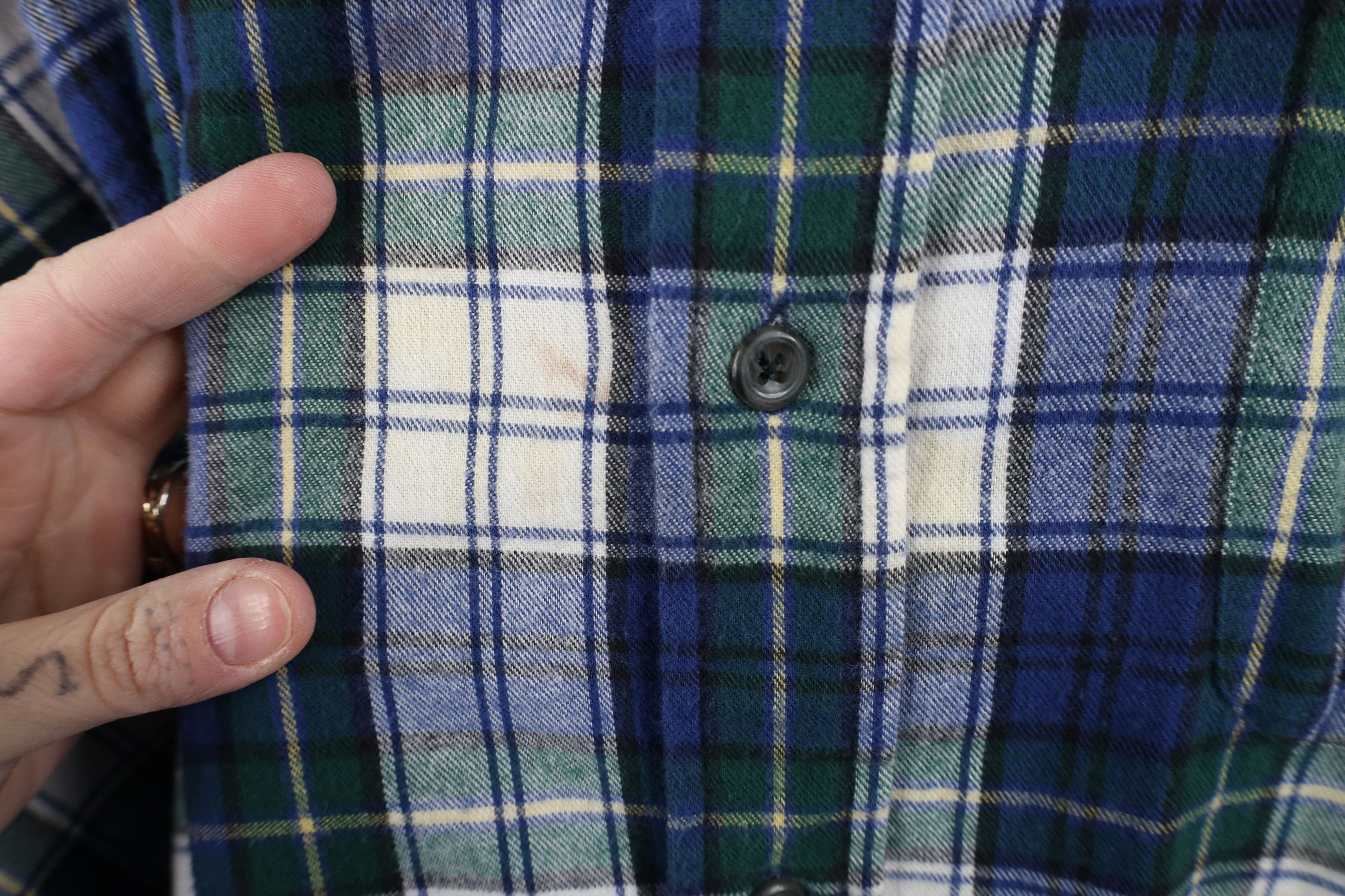 Cabelas × Vintage Vintage 90s Cabelas Flannel Collared Button Down Shirt Plaid Size US XXL / EU 58 / 5 - 8 Thumbnail