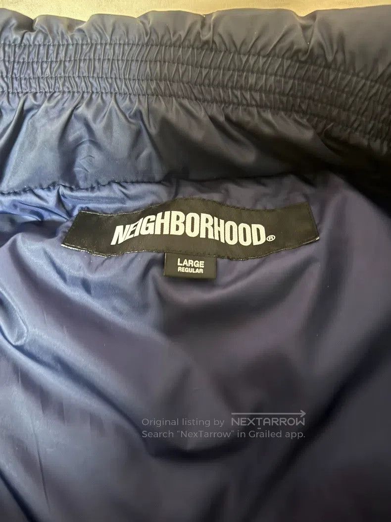 Neighborhood Neighborhood Letter Embroidered Vest, Down Vest Jacket for Size US L / EU 52-54 / 3 - 4 Thumbnail