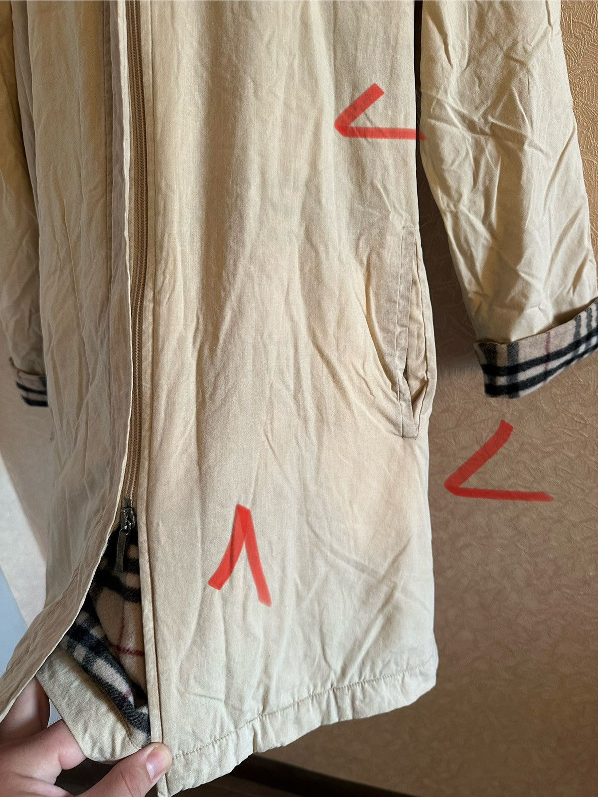 Burberry Burberry jacket size S-М beige Size US S / EU 44-46 / 1 - 12 Thumbnail