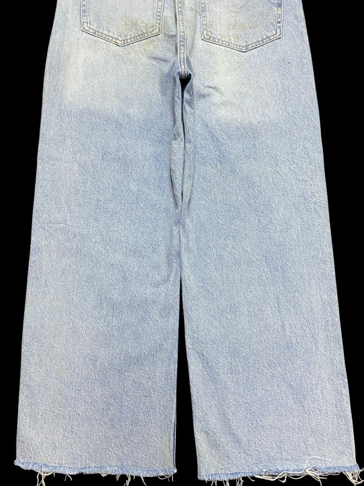 H&M Vintage Japanese Brand Faded Wash Distressed Baggy Jeans Size US 30 / EU 46 - 6 Thumbnail