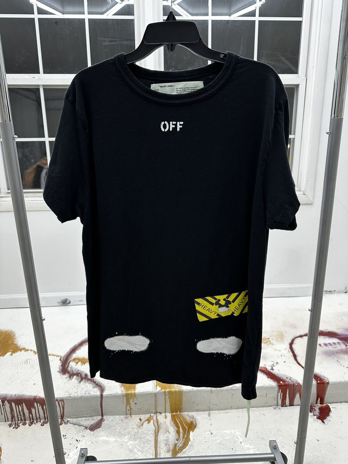 Off-White Off White Heavy Load Mirror Mirror T-Shirt | Grailed