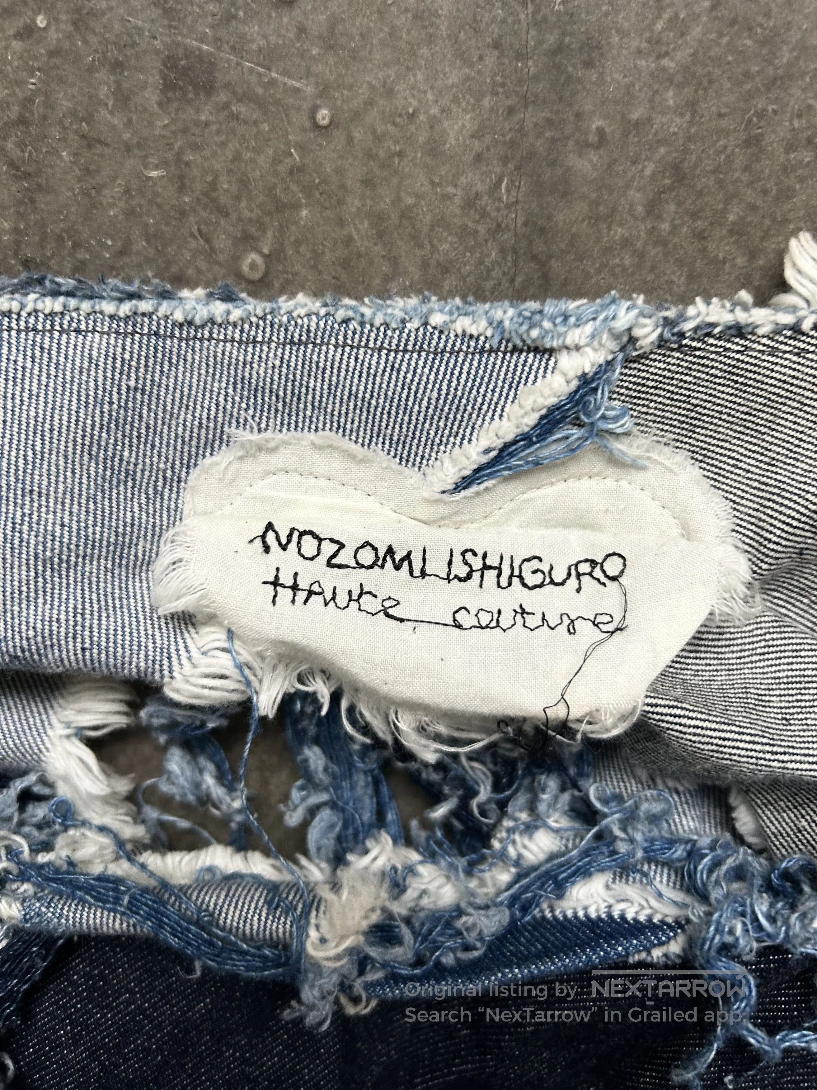 Nozomi Ishiguro Torn Denim Skirt by Nozomi Ishiguro. Size 28" / US 6 / IT 42 - 9 Thumbnail