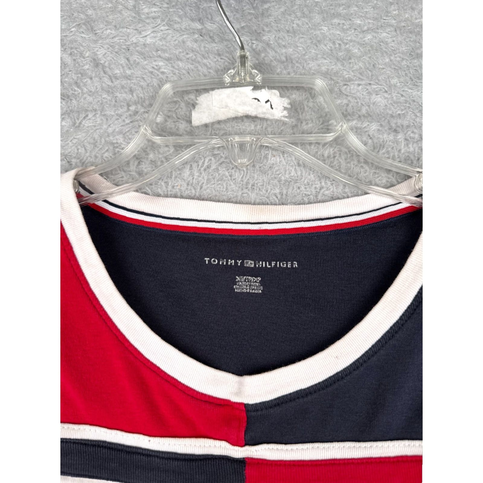 Tommy Hilfiger VINTAGE Tommy Hilfiger Shirt Women XS Red Round Neck Short Sleeve Cotton Size XS / US 0-2 / IT 36-38 - 6 Thumbnail