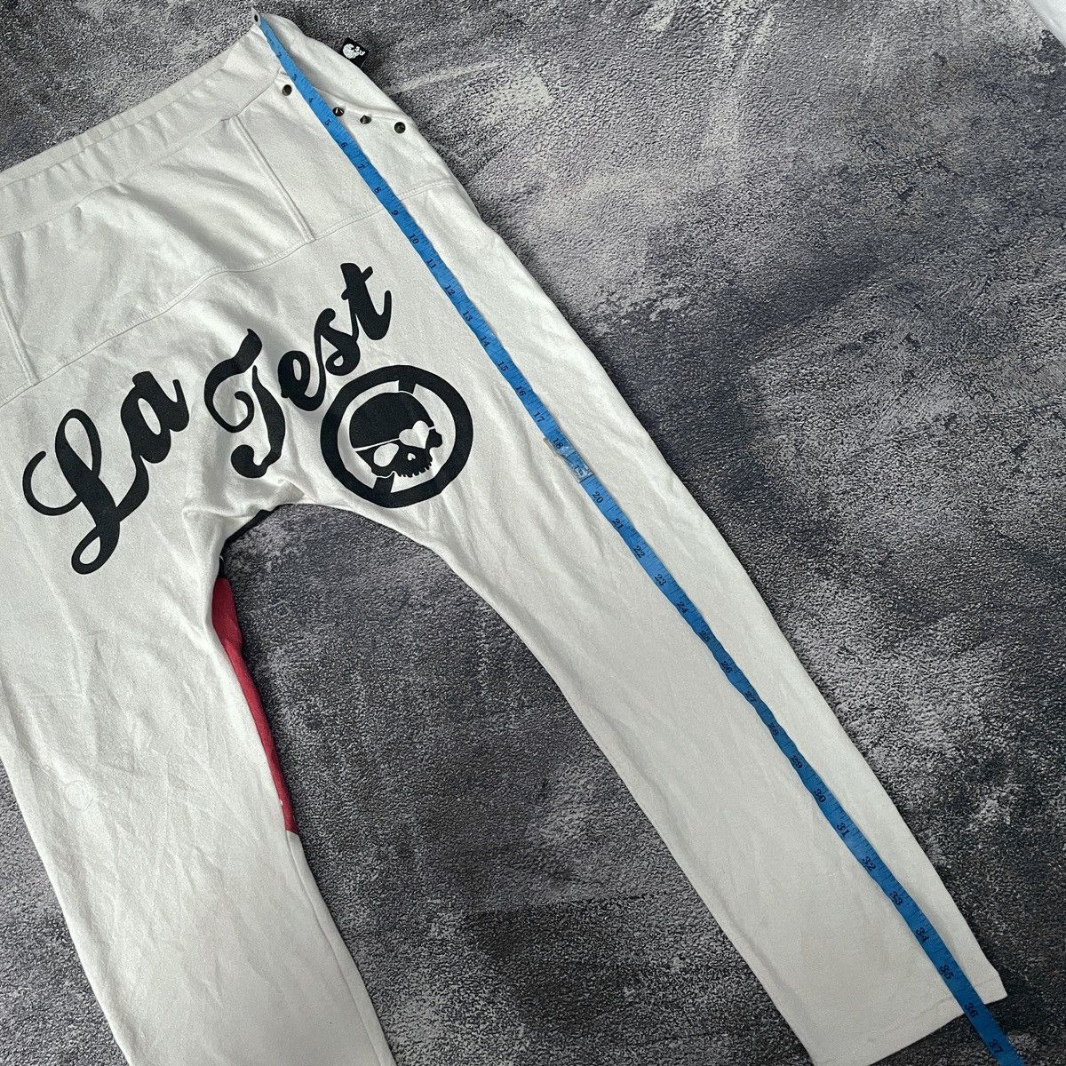 If Six Was Nine 🔥La Fest japanese punk y2k studded skull sweatpants Size US 30 / EU 46 - 10 Thumbnail