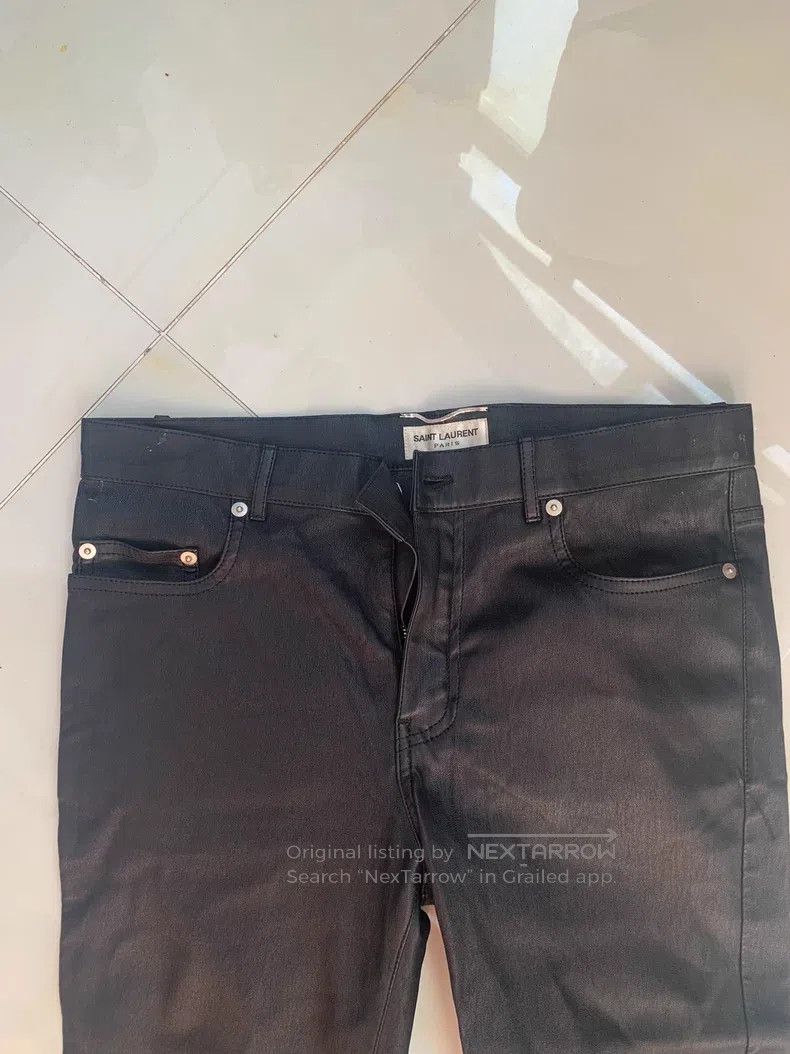 Saint Laurent Paris Saint Laurent Paris Leather Pants Size US 34 / EU 50 - 3 Thumbnail