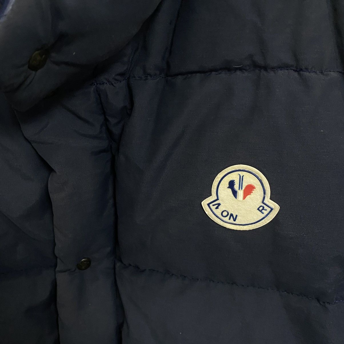 Moncler Vintage 80s Moncler Grenoble Puffer / Vest Jacket 2in1 Size US L / EU 52-54 / 3 - 7 Thumbnail