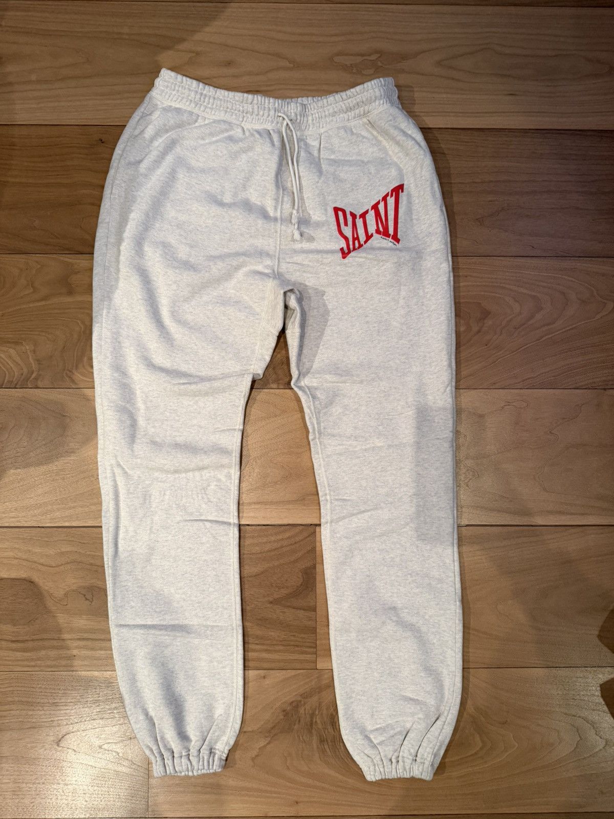 Saint Michael Saint Michael Ribbon Sweatpants Grey XL Size US 36 / EU 52 - 1 Thumbnail