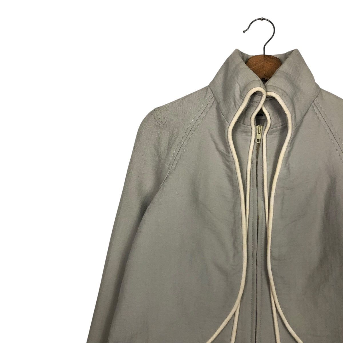 Hussein Chalayan 🔥CROPPED DOUBLE LAYER DESIGN JACKET HUSSEIN CHALAYAN Size M / US 6-8 / IT 42-44 - 9 Thumbnail
