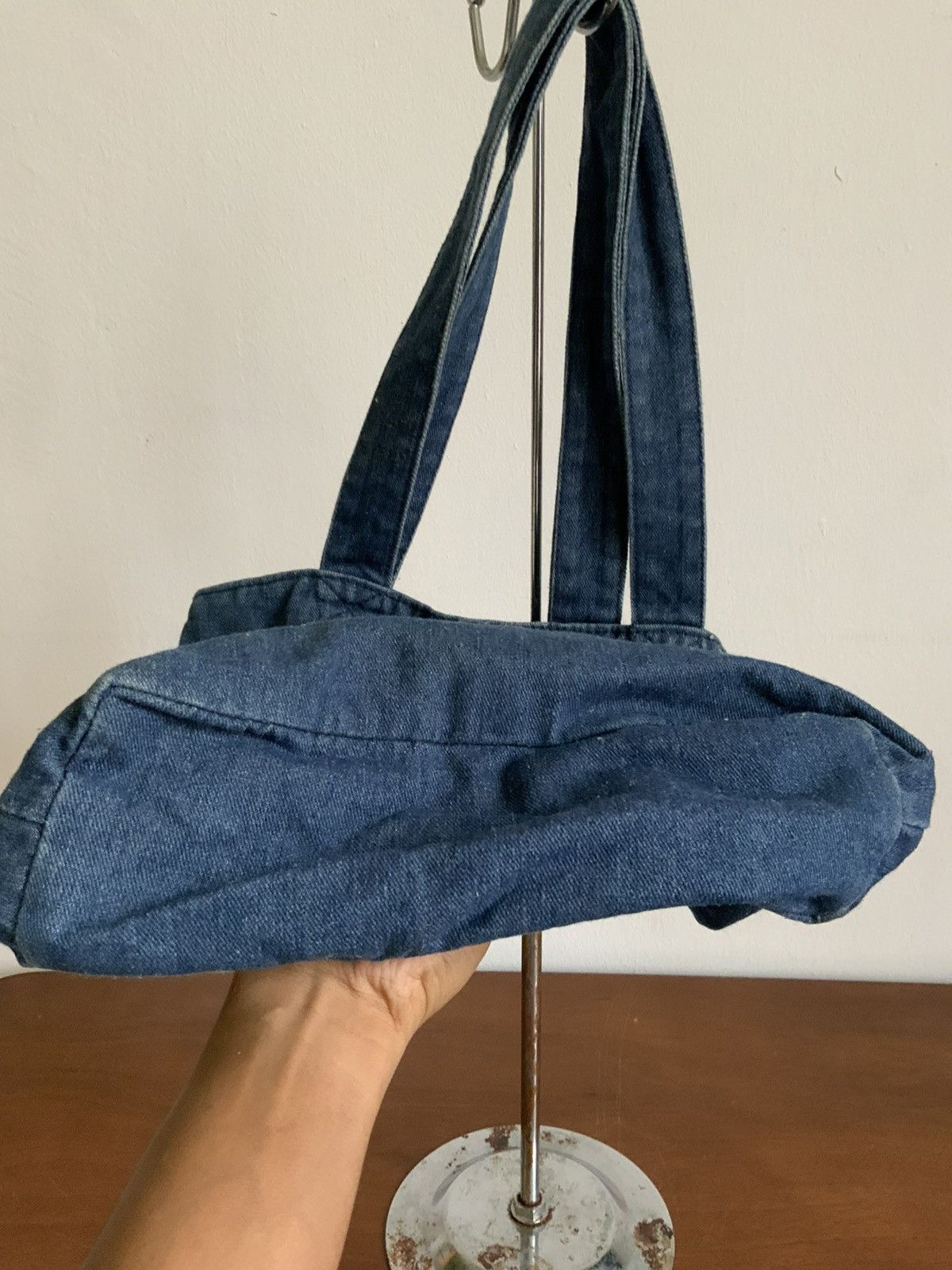 Japanese Brand Fuck You Disconchi Indigo Denim Tote Bag Size ONE SIZE - 8 Thumbnail
