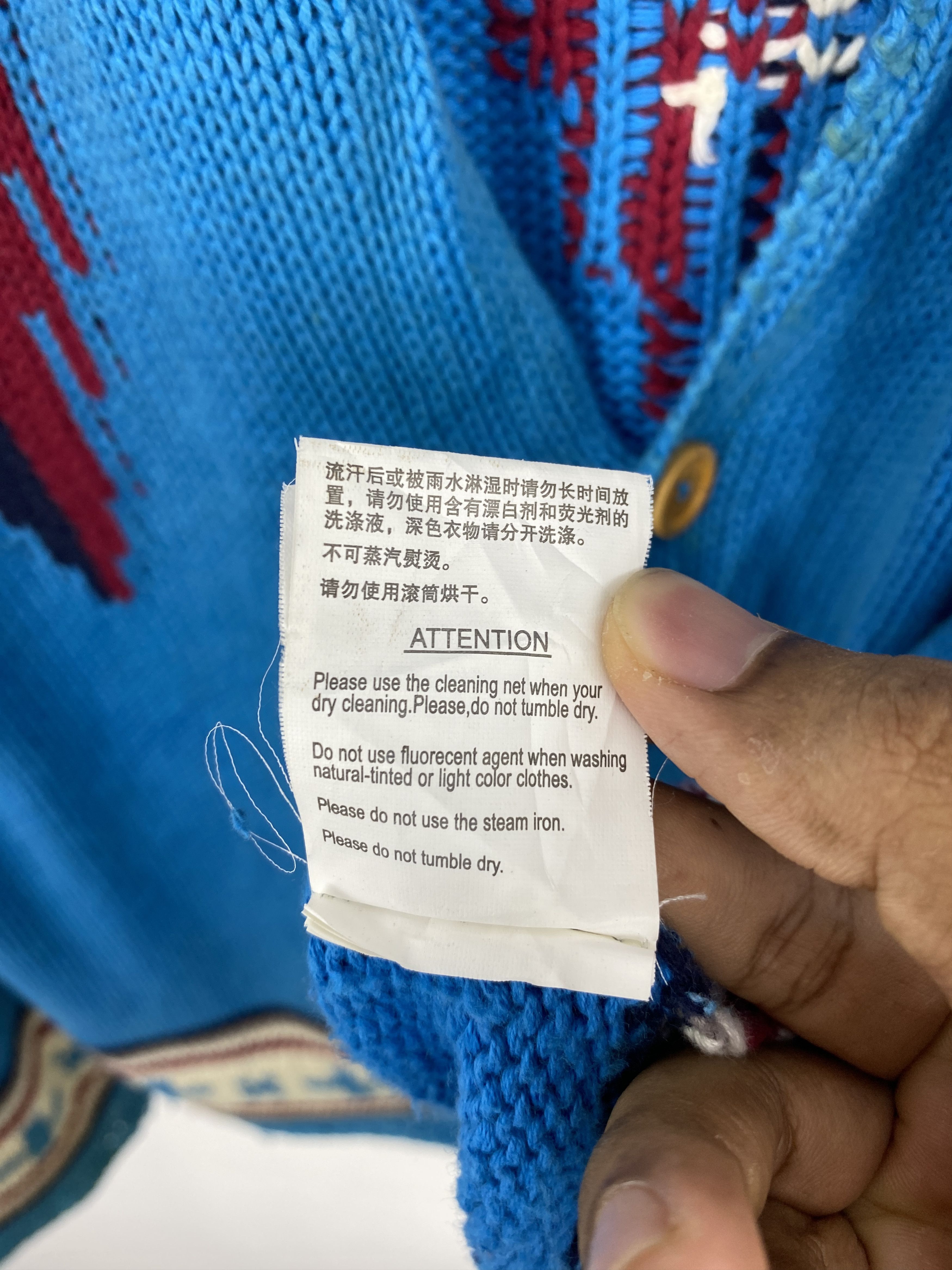 Japanese Brand Vintage Browny Native Navajo Knitwear Cardigan J1882 Size US L / EU 52-54 / 3 - 11 Thumbnail
