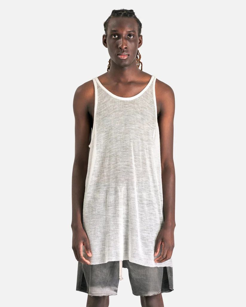 Rick Owens o1s1v1r1oon0825 Size: OS/ Tank Top in Milk/White Size US S / EU 44-46 / 1 - 1 Thumbnail