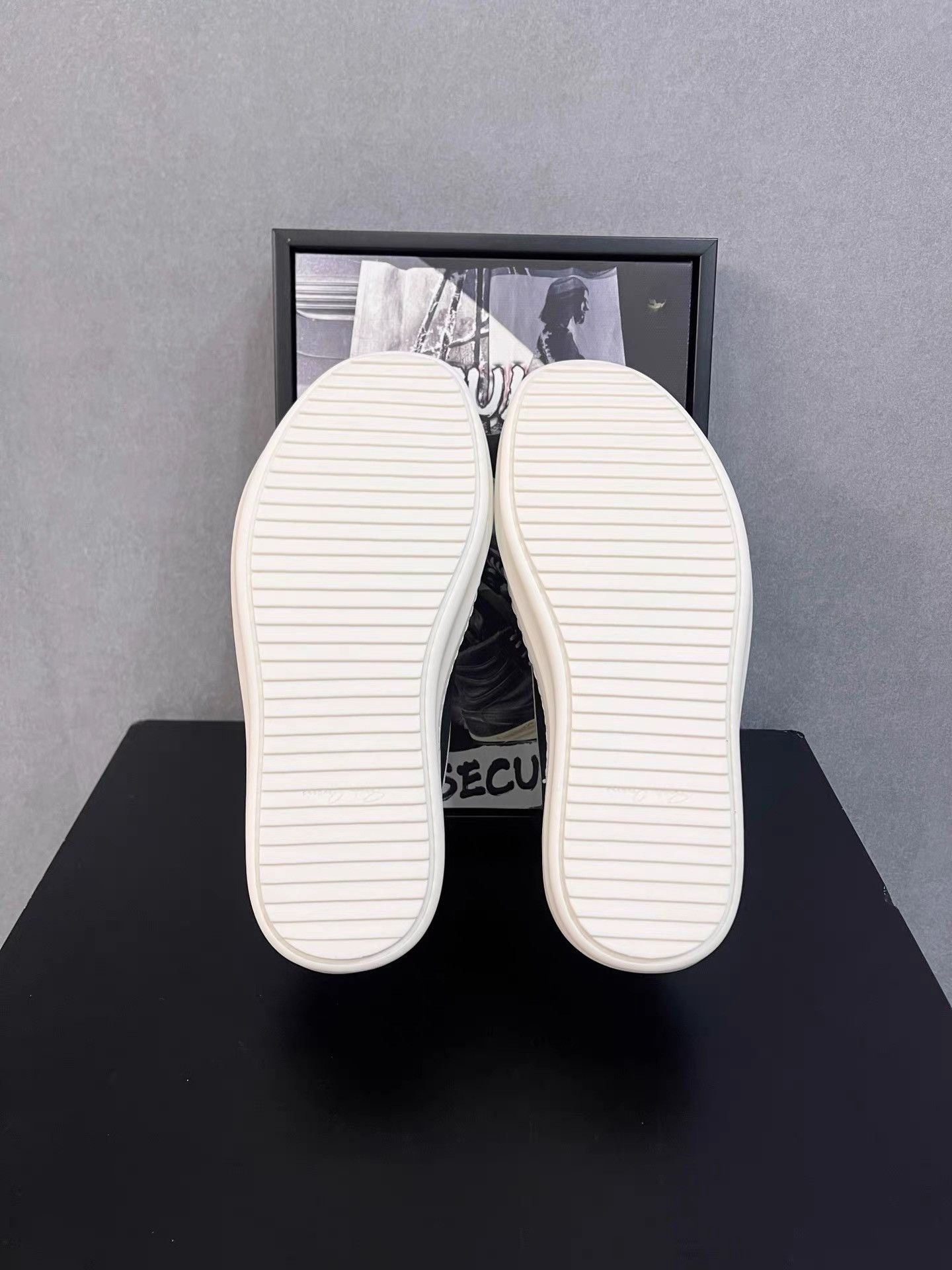 Rick Owens Rick Owens 24SS Calfskin Vintage "Vans" Women's Sneakers K34 Size US 6 / IT 36 - 8 Thumbnail