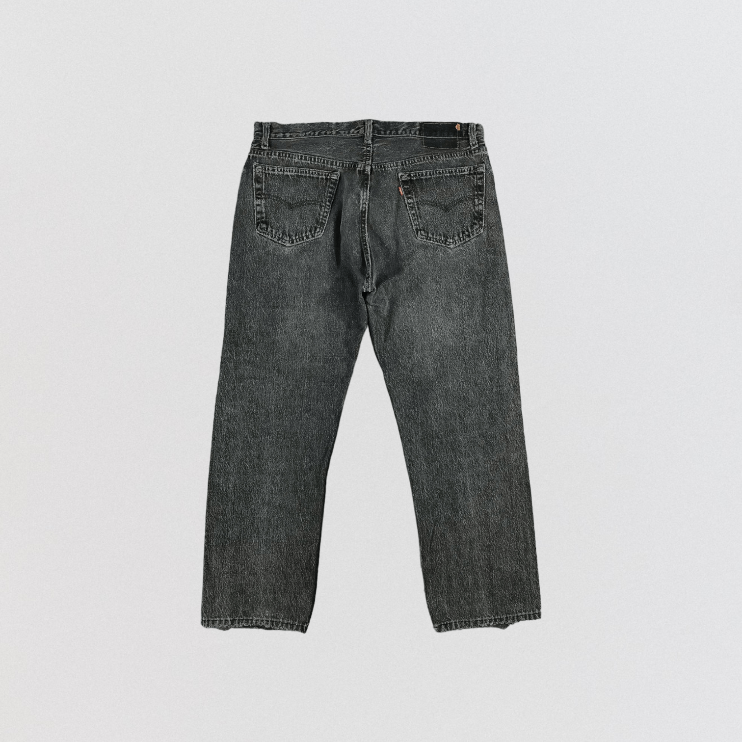 Levi's Vintage 90s Faded Black Levis 501 Jeans-JM2272 Size US 36 / EU 52 - 2 Thumbnail