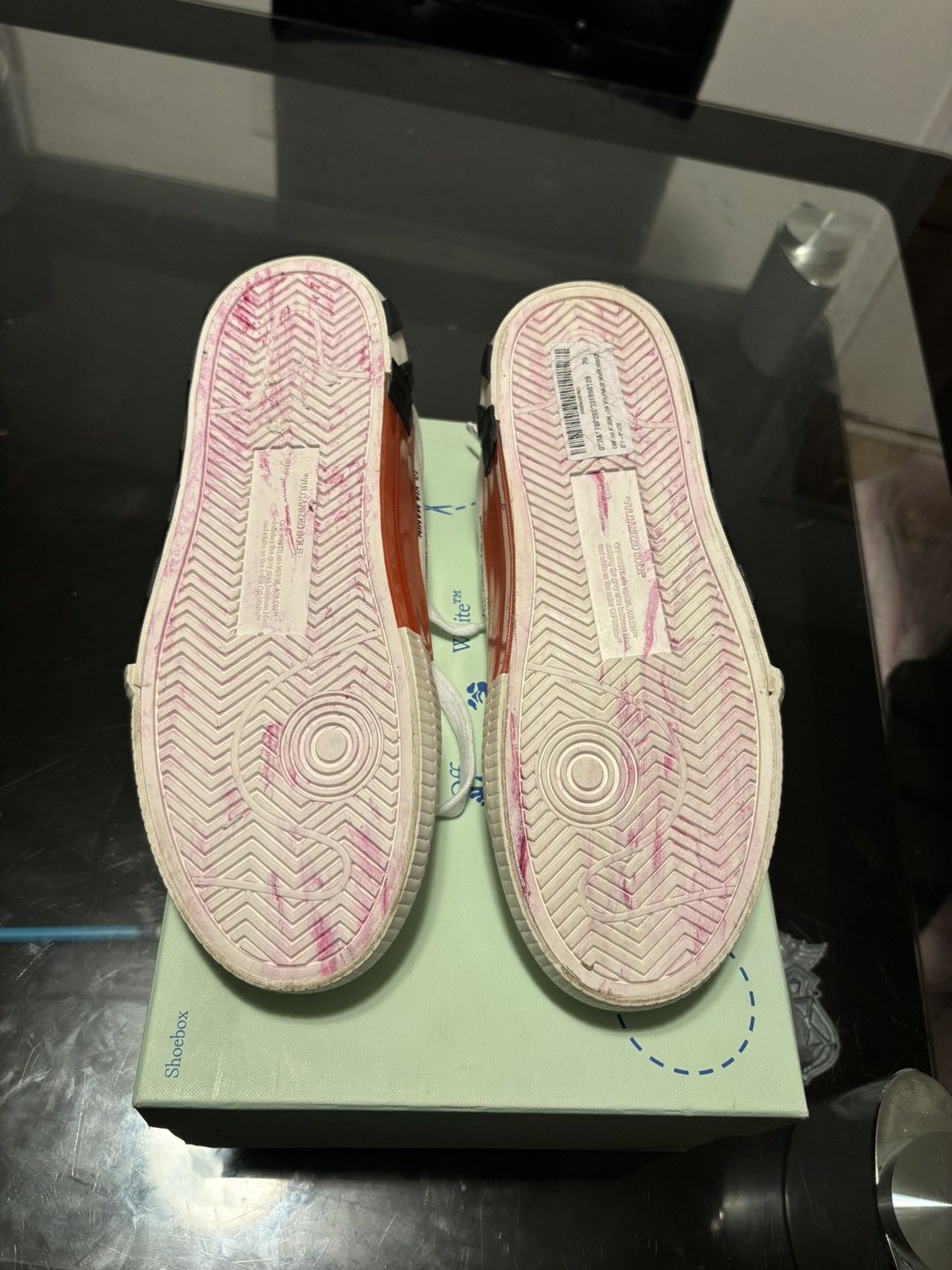 Off-White OFF-WHITE Vulc Low Canvas White Violet SS20 Size US 8 / IT 38 - 5 Thumbnail