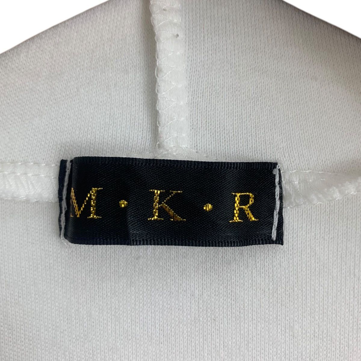 Japanese Brand Vintage M.K.R Japanese Brand Skull Print Hooded White Shirt Size US S / EU 44-46 / 1 - 5 Thumbnail