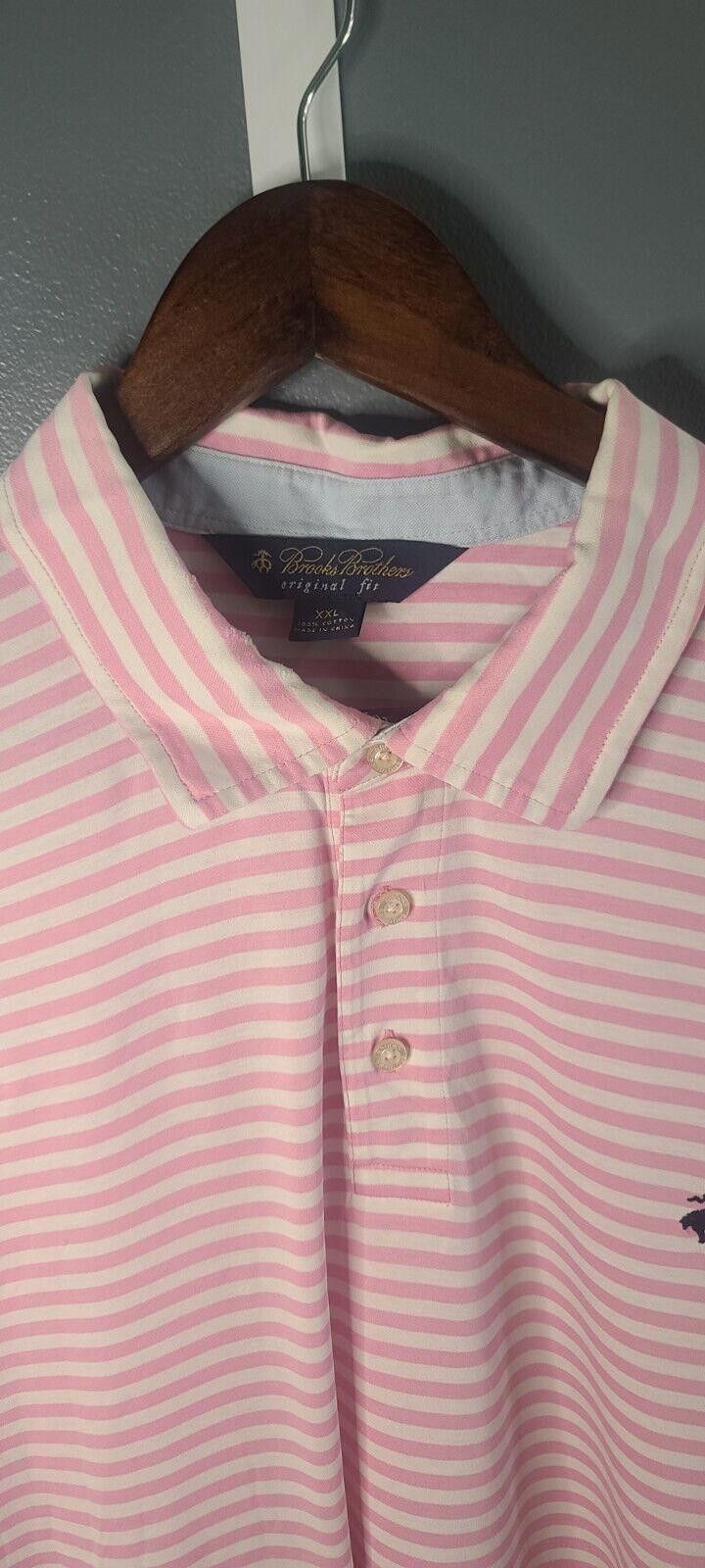 Brooks Brothers Brooks Brothers Polo Shirt Men's 2XL Striped Original Fit Size US XXL / EU 58 / 5 - 3 Thumbnail