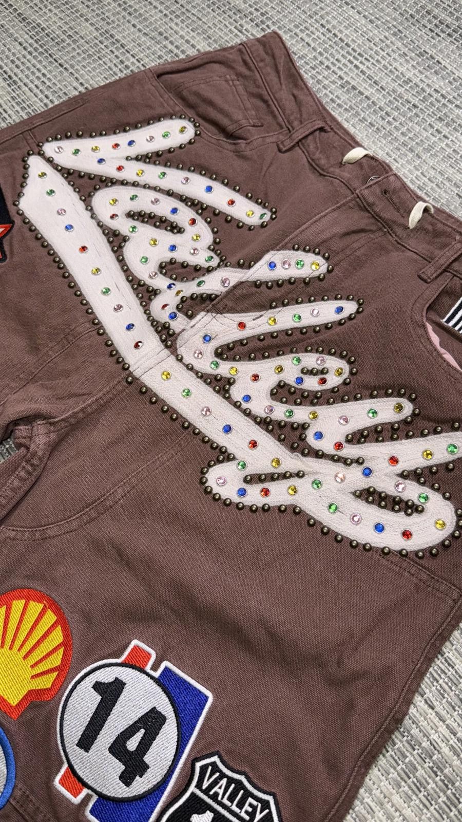 Vale Vale Forever 1980's Brown Painter Pants Size US 30 / EU 46 - 2 Thumbnail
