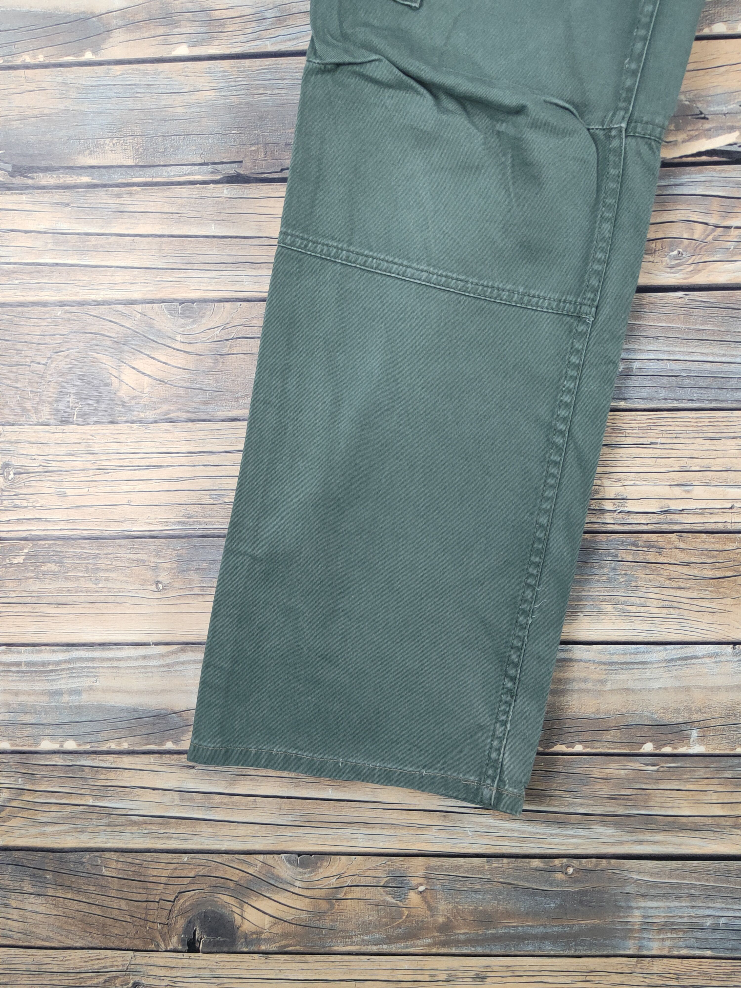 Japanese Brand DL Japanese Brand Green Multipocket Cargo Pants #1582 Size US 31 - 4 Thumbnail
