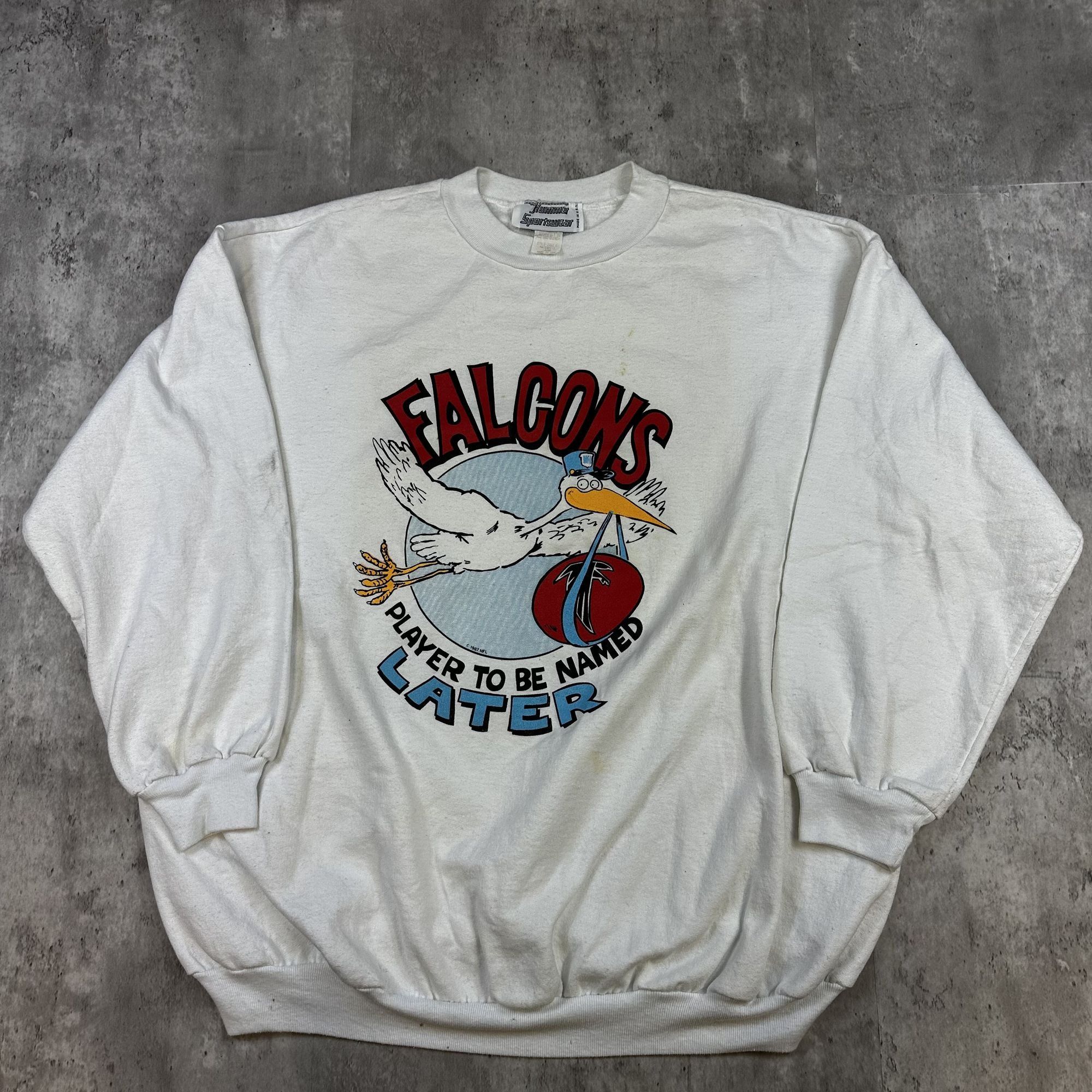 Vintage Vintage "Falcons Player To Be Named Later" Crewneck (M) Size US M / EU 48-50 / 2 - 1 Thumbnail