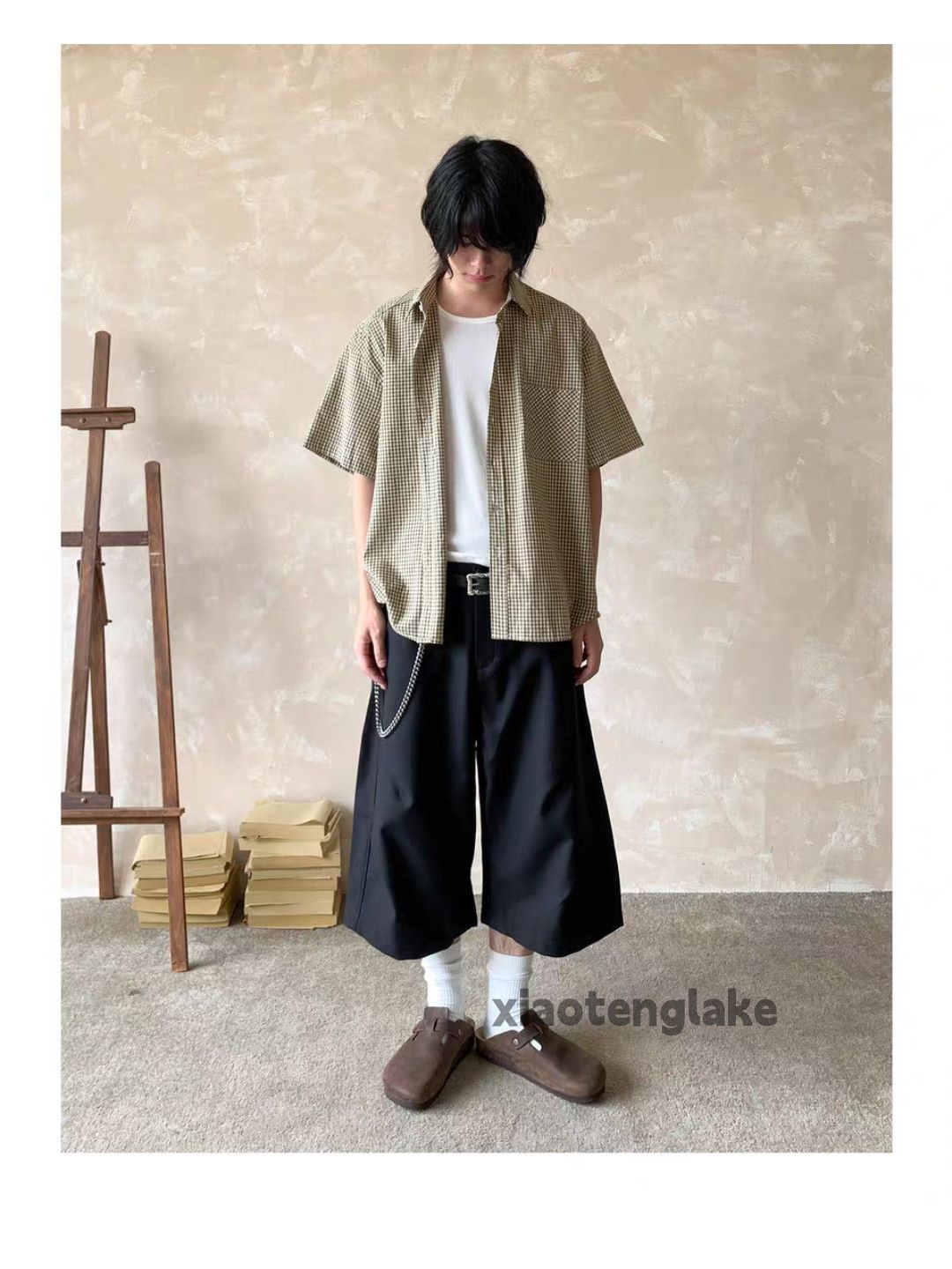 Designer Unisex outdoor sports punk grunge flared yuppie shorts Size US 30 / EU 46 - 2 Thumbnail