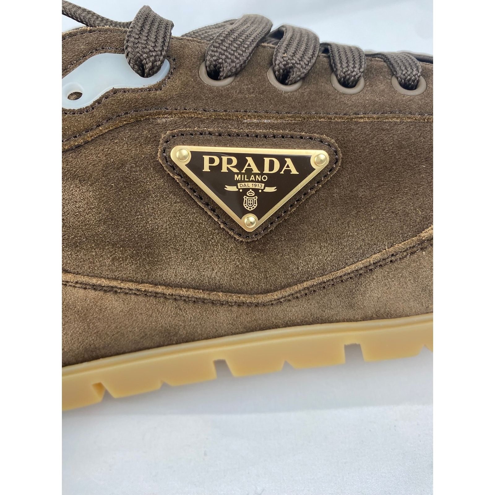 Prada o1rshd1 Calzature Uomo in Moro Size US 12 / EU 45 - 10 Thumbnail
