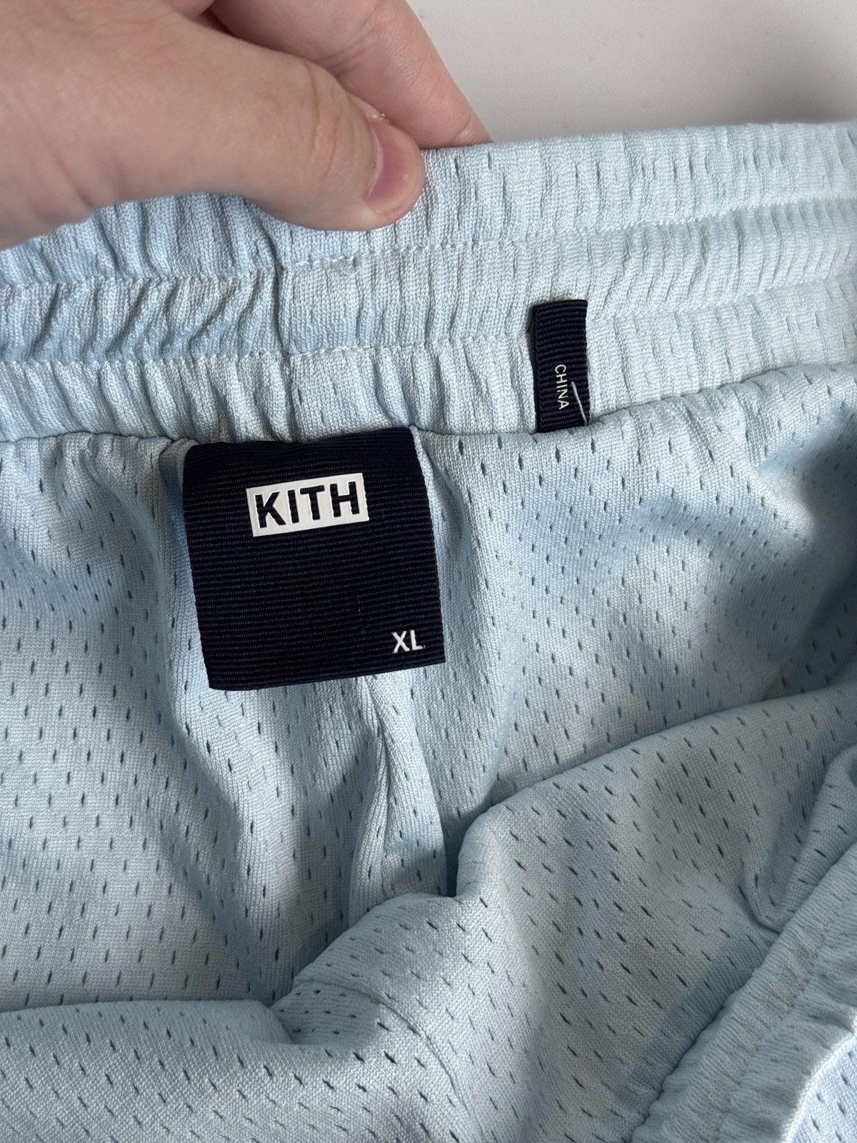 Kith Kith Mens Jordan Mesh Shorts Light Blue Size XL Size US 36 / EU 52 - 8 Thumbnail
