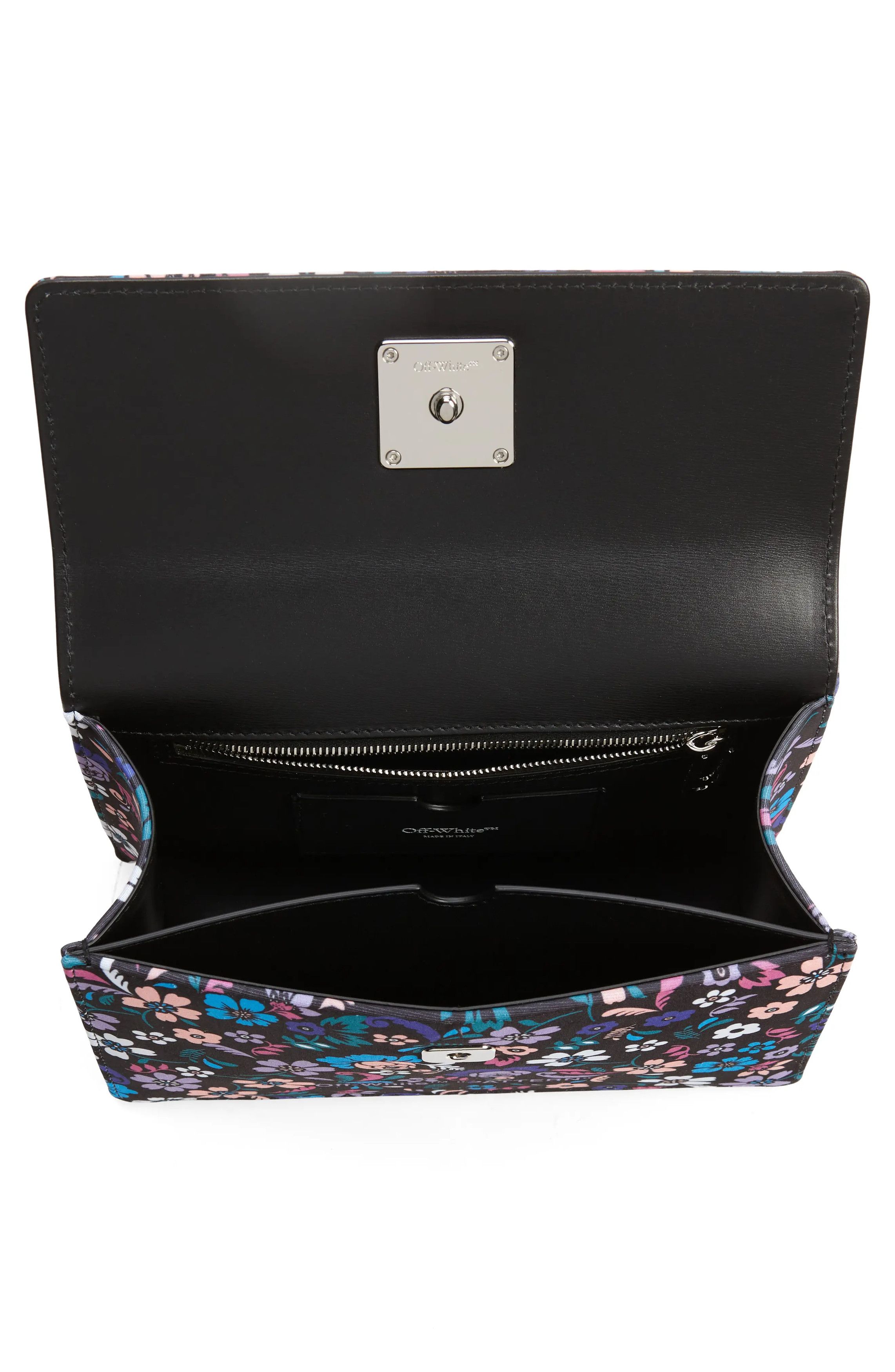 Off-White OFF-WHITE Jitney Floral Top Handle Shoulder Bag NWT $1857 Size ONE SIZE - 4 Thumbnail