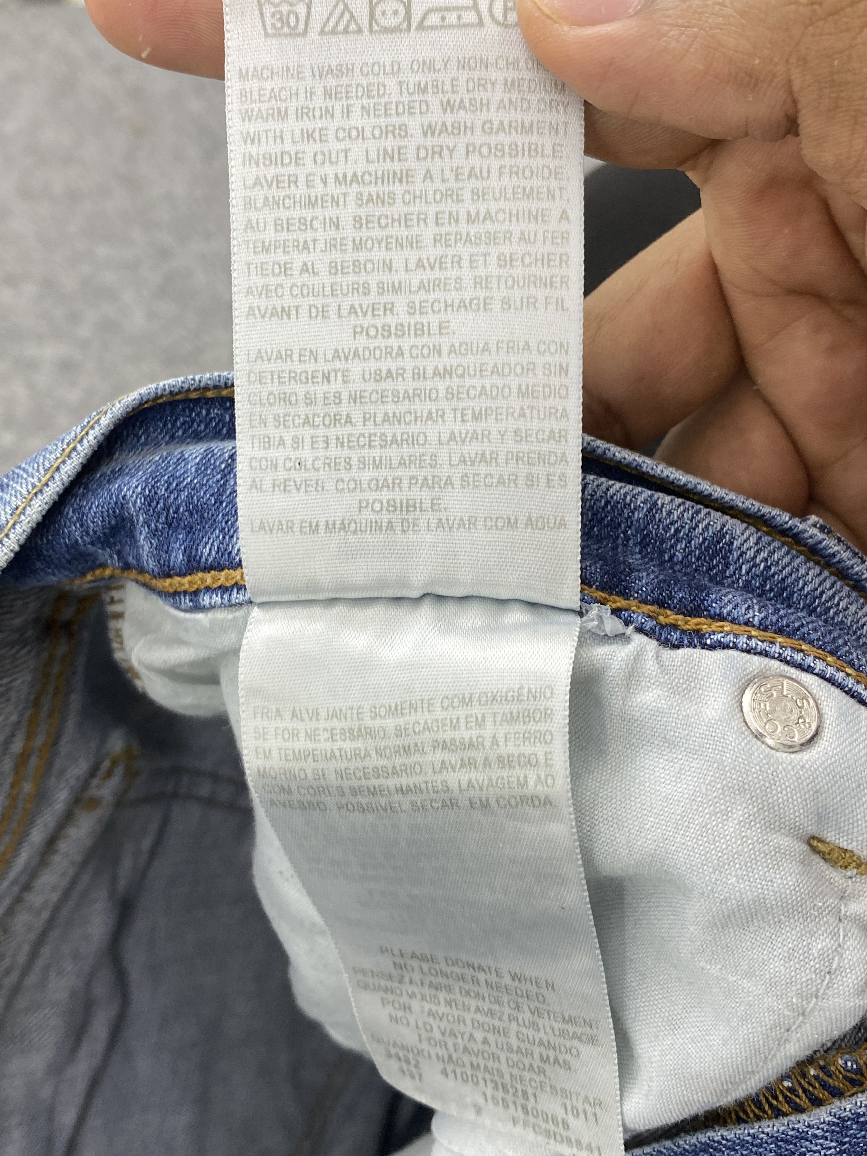 Levi's Vintage levis 515 Flare Blue Denim DP2631 Size US 30 / EU 46 - 13 Thumbnail