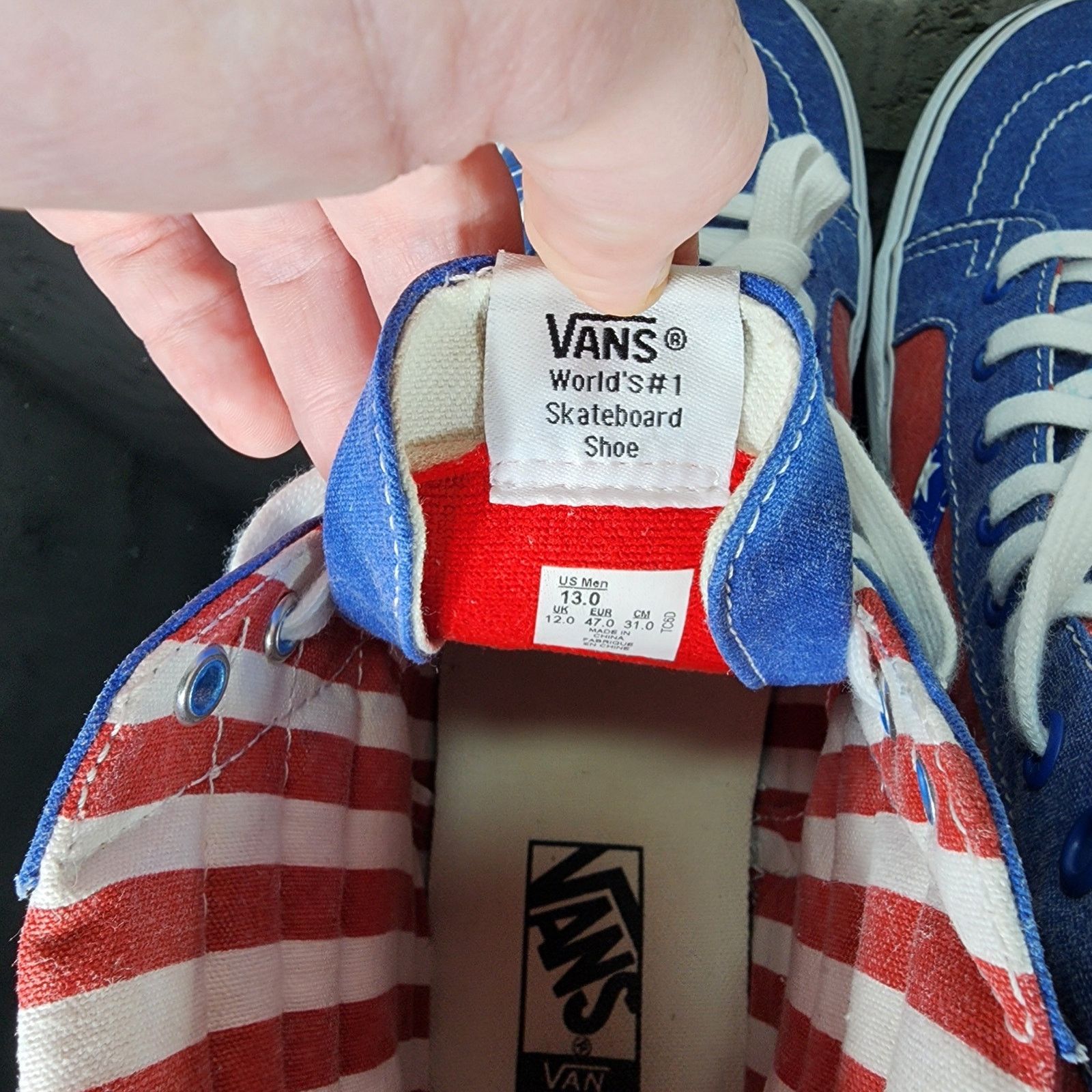 Vans Vans Sk8 Hi Reissue Van Doren Stars Stripes Size 13 Size US 13 / EU 46 - 5 Thumbnail