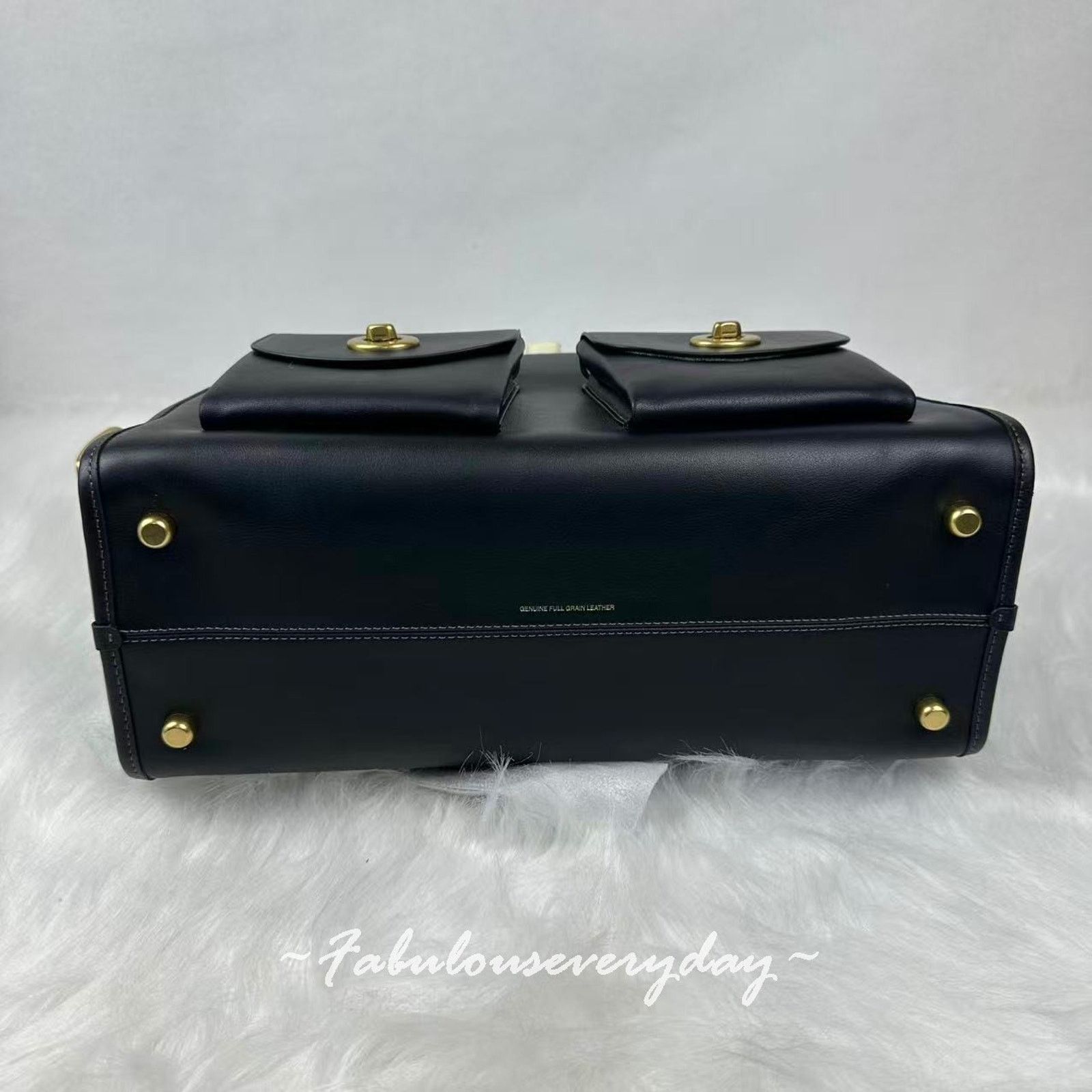 Coach Coach Haversack Bag Shoulder Bag In Leather/Brass/Black Size ONE SIZE - 11 Thumbnail