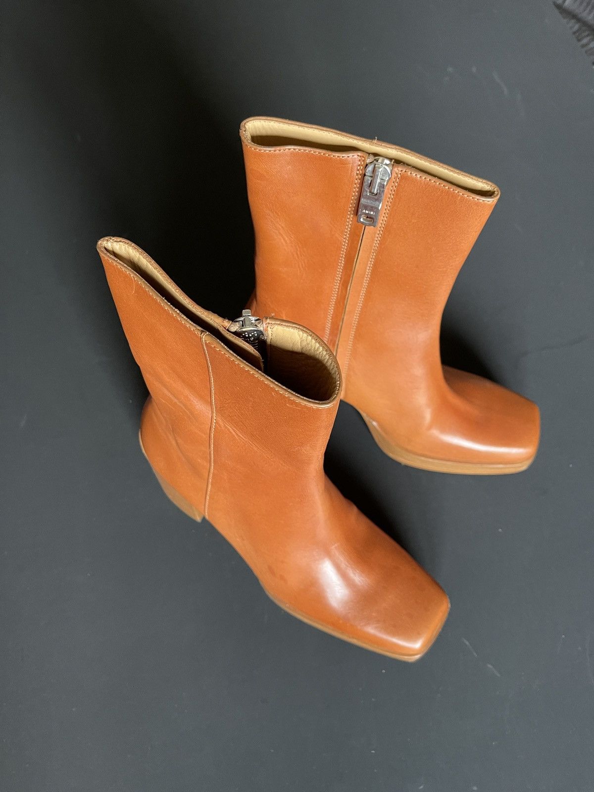 Amiri AMIRI HIGH HELL PLATFORM ANKLE BOOTS SIZE US 40 Size US 9.5 / IT 39.5 - 4 Thumbnail