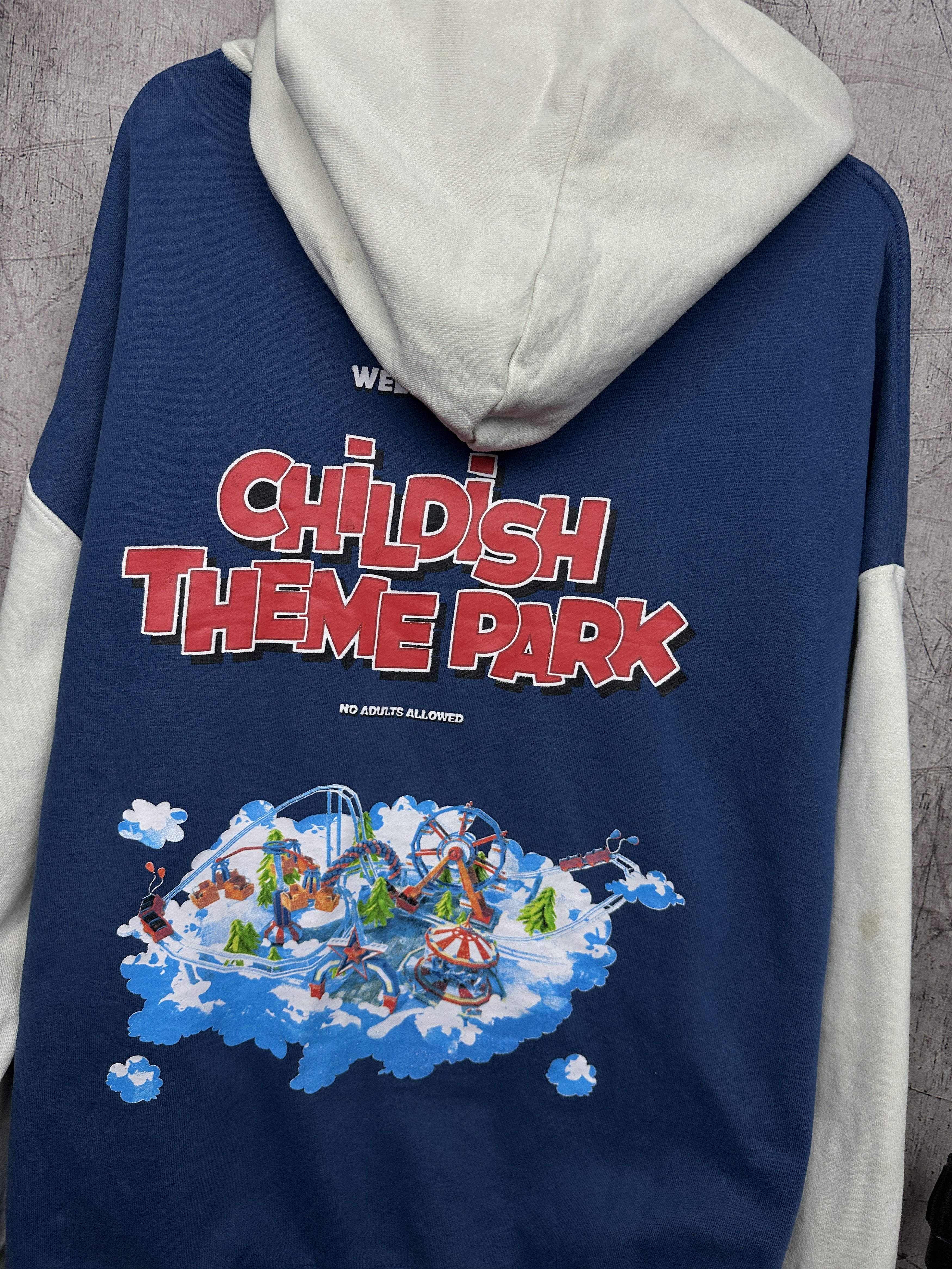 Japanese Brand Childish Theme Park Vintage Mens Big Logo Hoodie Size US XL / EU 56 / 4 - 8 Thumbnail