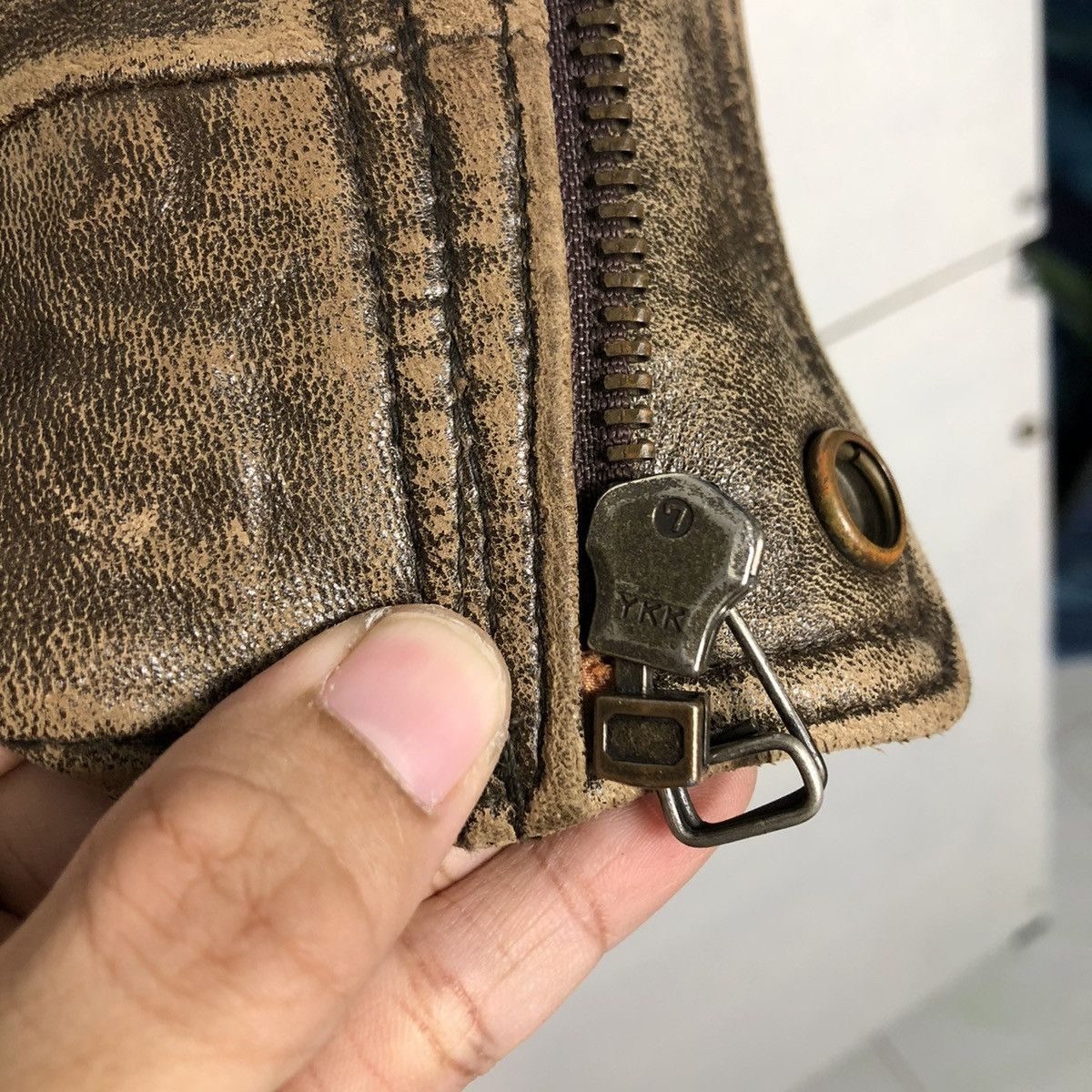 Japanese Brand VINTAGE PARACHUTE BIKER LEATHER JACKET BLANKET ISSEY MIYAKE Size US L / EU 52-54 / 3 - 20 Thumbnail