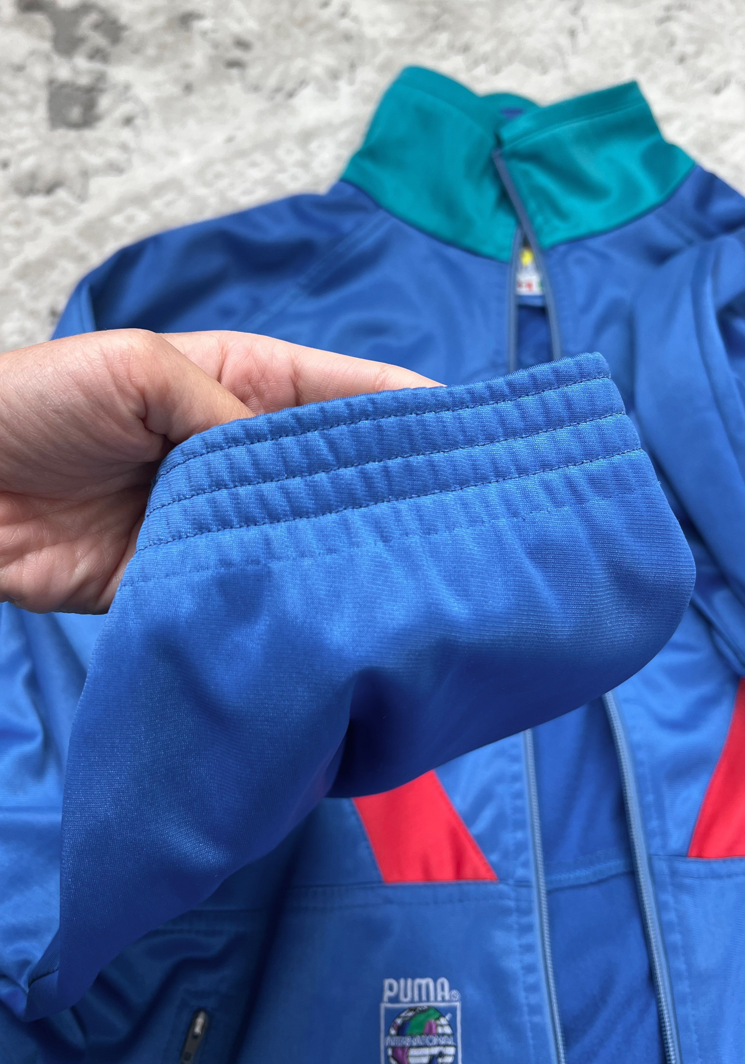 Puma × Vintage Vintage Puma International Track Jacket L/XL 80s 90s Size US L / EU 52-54 / 3 - 9 Thumbnail