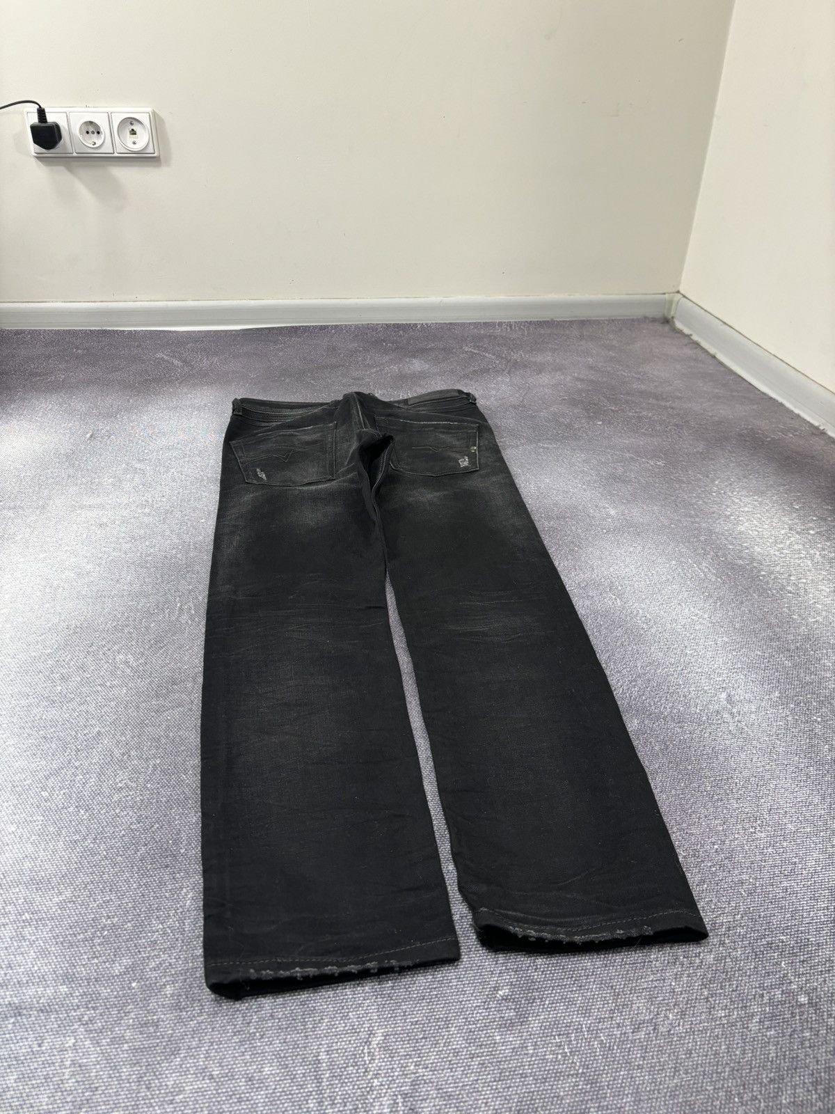 Diesel Diesel Belther NWT Regular Slim Hype Black Denim Jeans Size US 28 / EU 44 - 16 Thumbnail