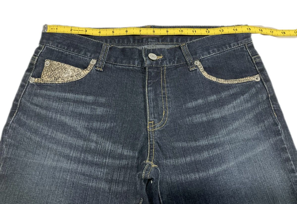 If Six Was Nine × Japanese Brand × Le Grande Bleu (L.G.B.) 🔥Sick Y2K Oririn Flared Denim Snakeskin Pockets Size US 30 / EU 46 - 12 Thumbnail