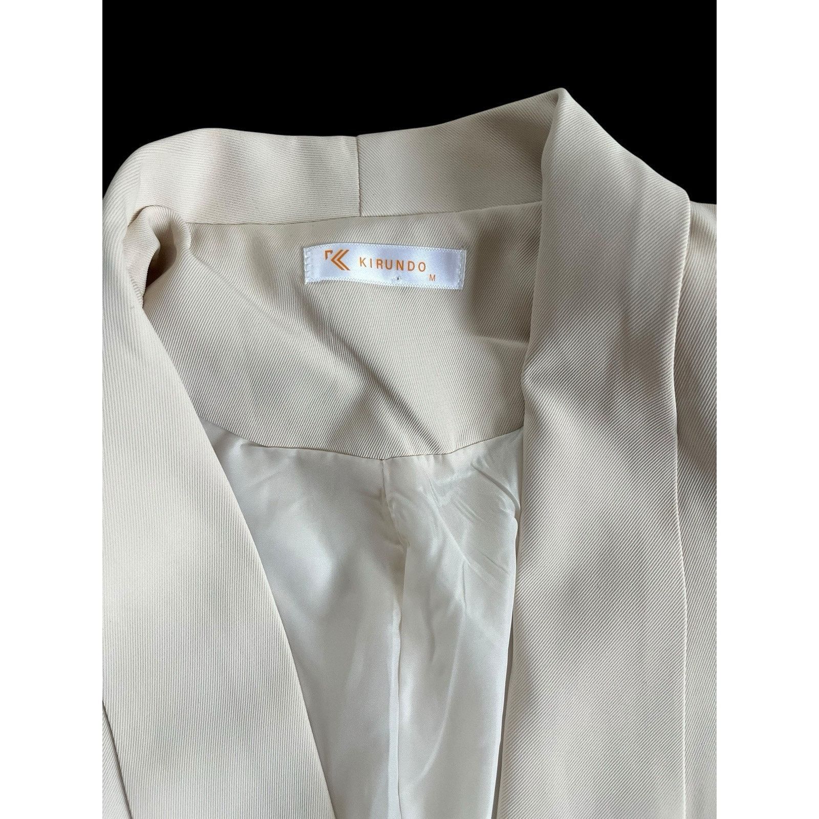 Other Womens Cream Blazzer Medium Size M / US 6-8 / IT 42-44 - 2 Thumbnail
