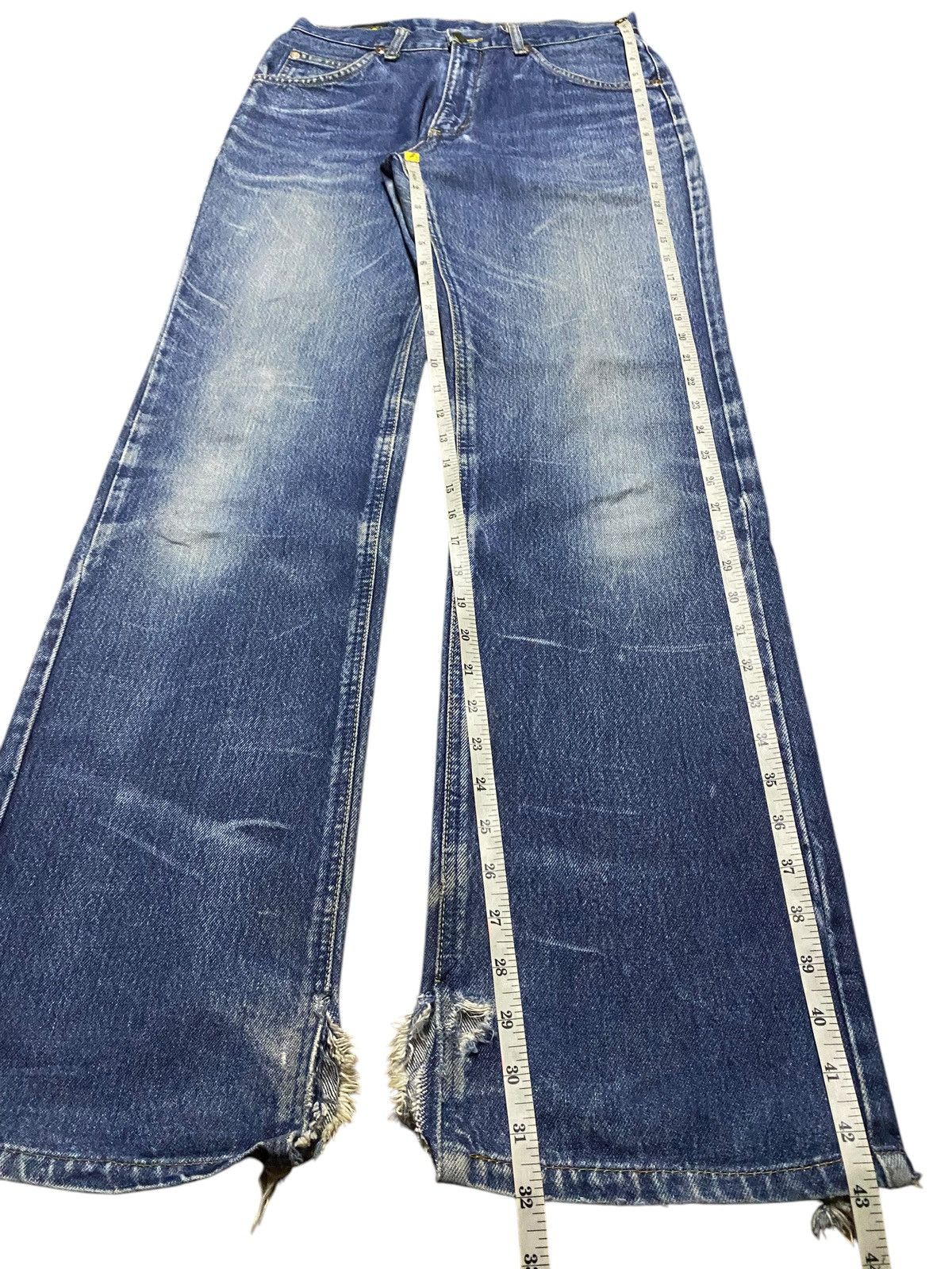 Lee × The Brooklyn Circus Vintage Lee X Edwin Faded Wash Distressed Sanforized Jeans Size US 29 - 16 Thumbnail