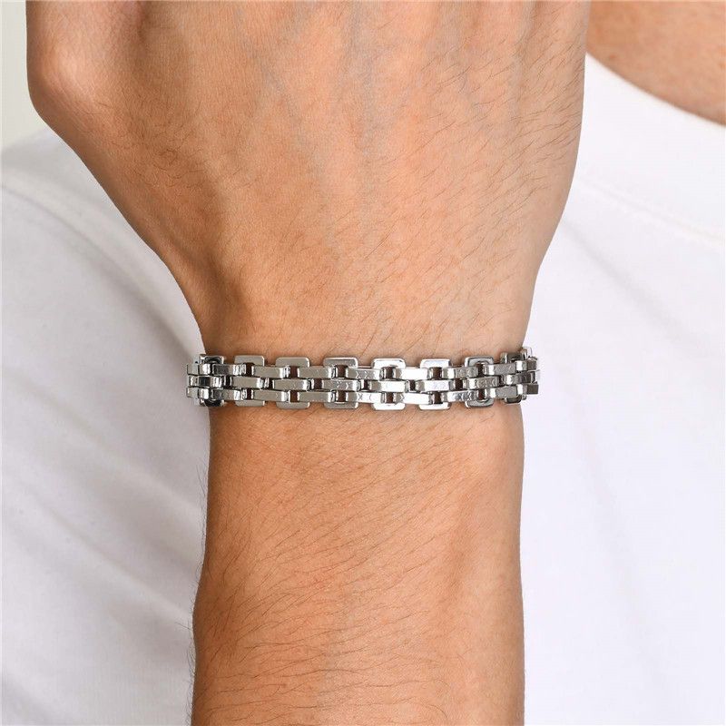 Jewelry Link Chain Wristband Bracelets Size ONE SIZE - 4 Thumbnail
