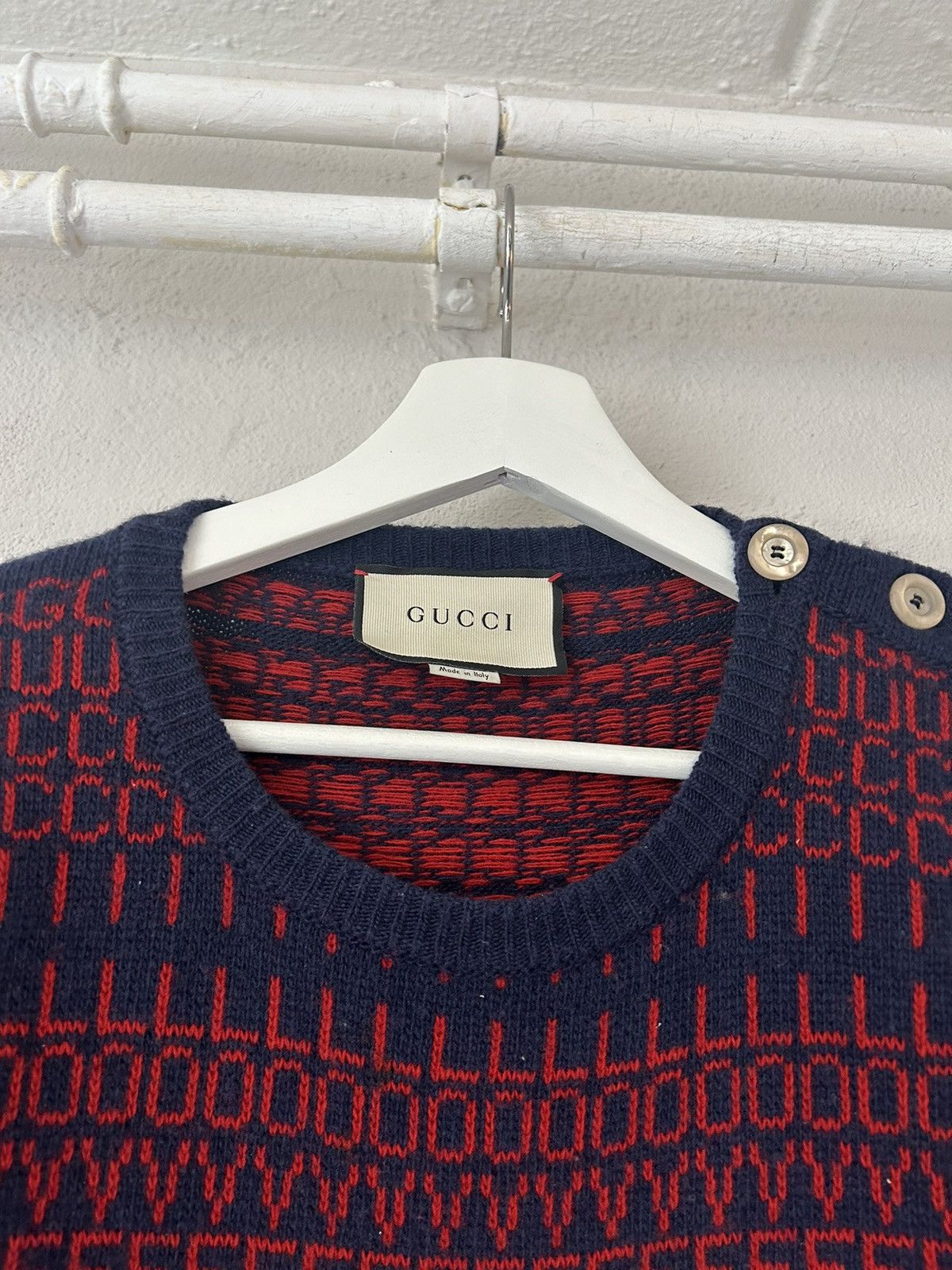 Gucci 'Gucci Loves Laura' Sweater Size US L / EU 52-54 / 3 - 3 Thumbnail