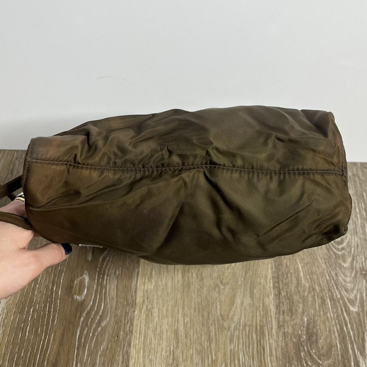 Prada vintage brown prada nylon bag Size ONE SIZE - 5 Thumbnail