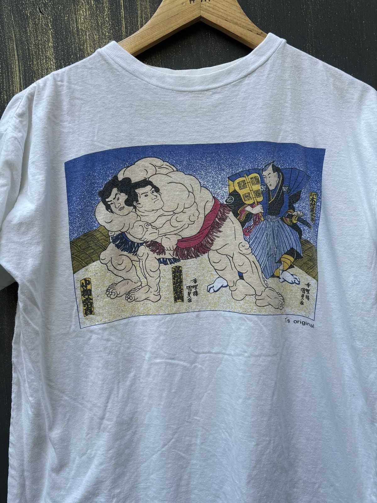 Vintage RARE! Vintage 80’s Sumo Japan Art Size US M / EU 48-50 / 2 - 5 Thumbnail