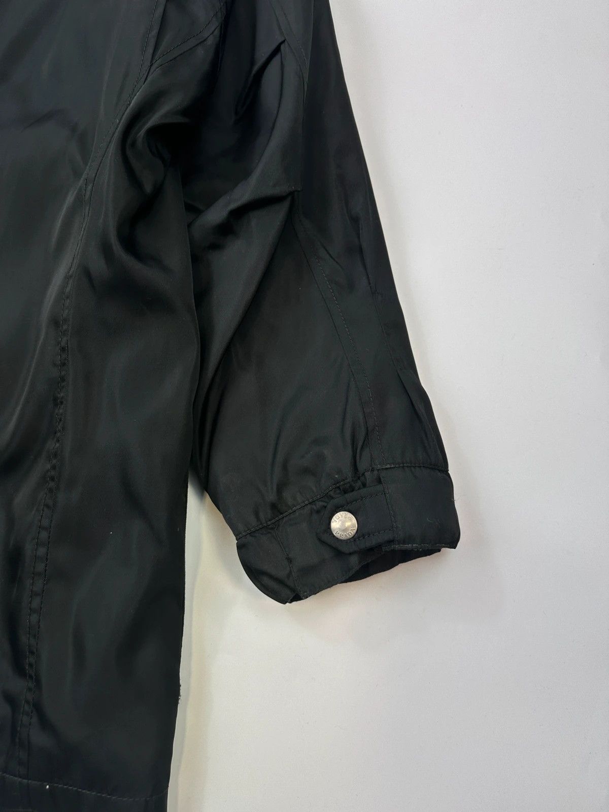 Prada Prada Milano FW97 Black Nylon & Leather Parka Long Coat Size US L / EU 52-54 / 3 - 11 Thumbnail